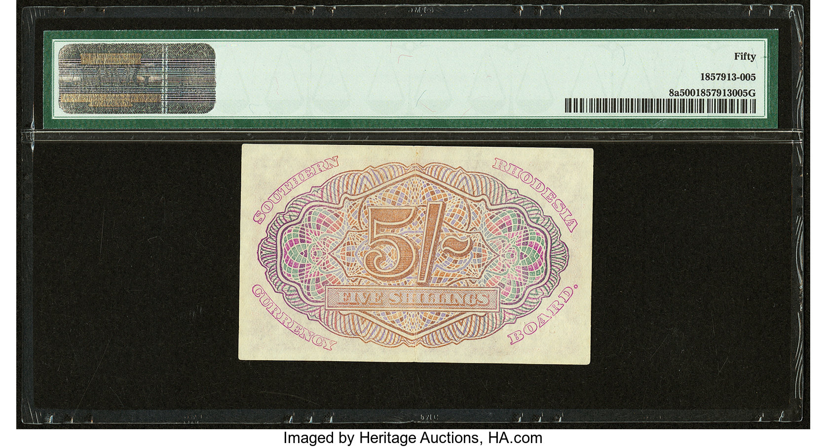 image for: Southern Rhodesia  5 shillings (B102c5)