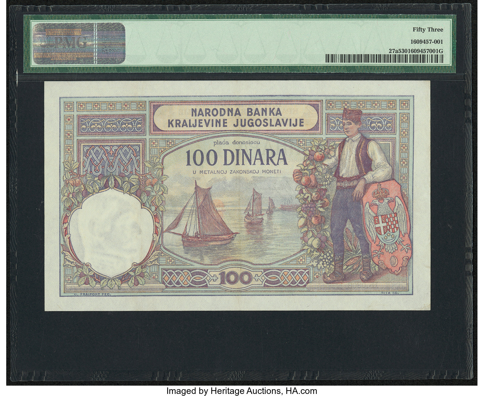 image for: Yugoslavia  100 dinara (dinars) (B102as)