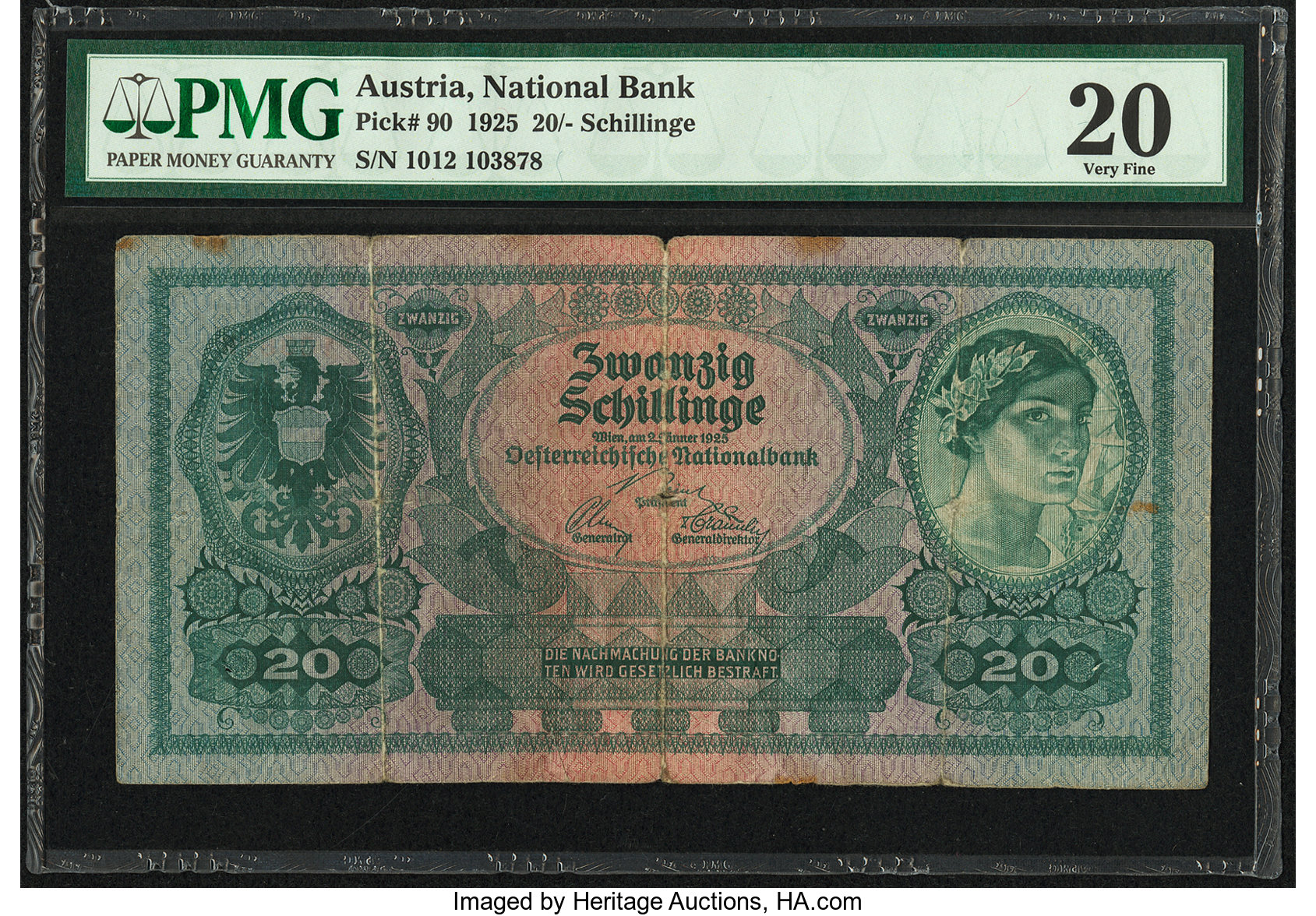 image for: Austria  20 schillinge (B206a)