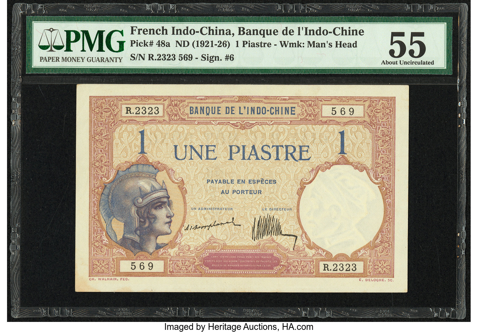 image for: French Indo-China  1 piastre(B135as1)