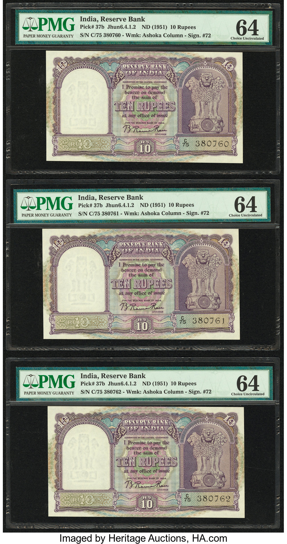 image for: India  10 rupees (B219a)