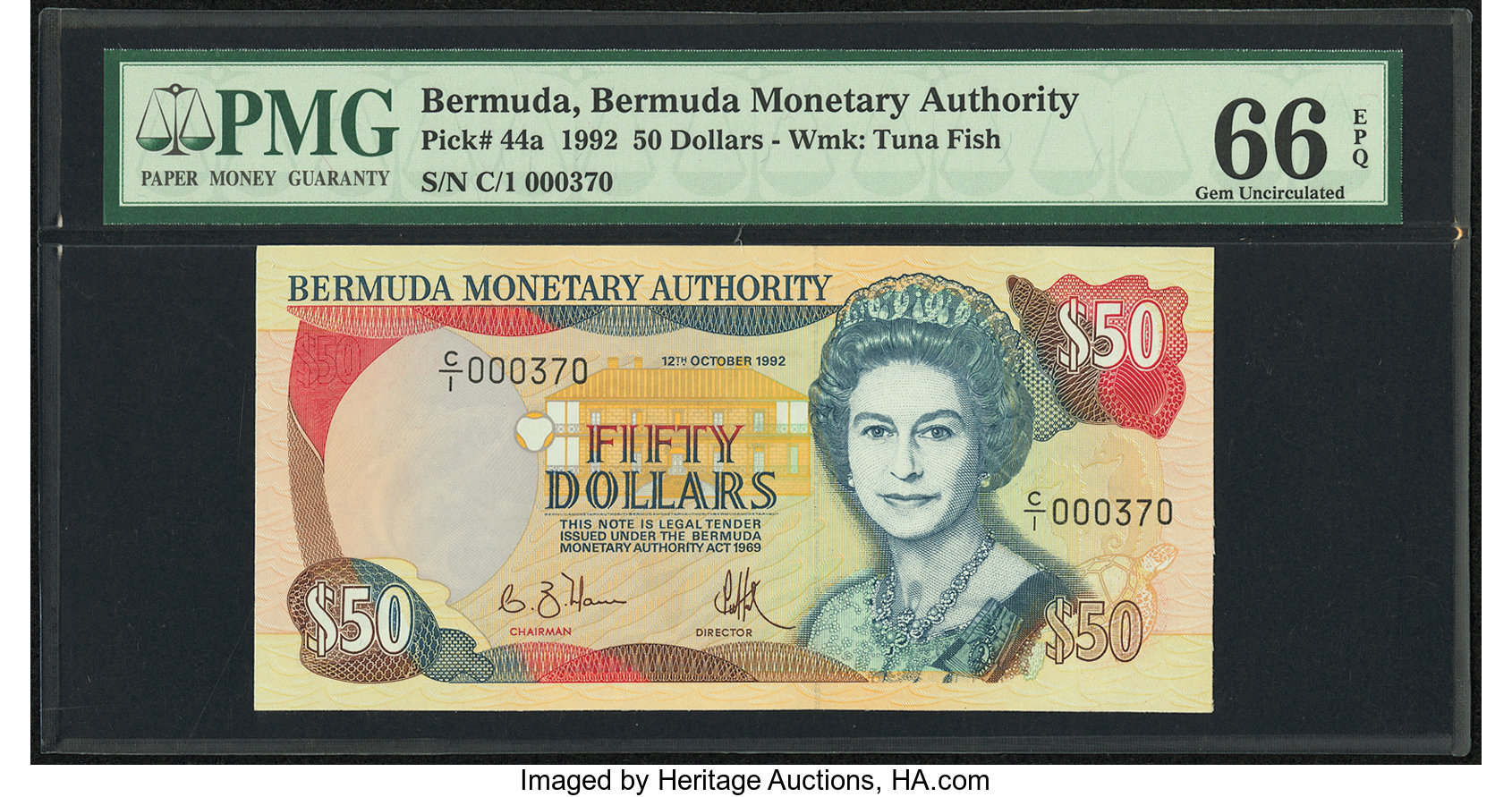 image for: Bermuda  50 dollars (B219a)