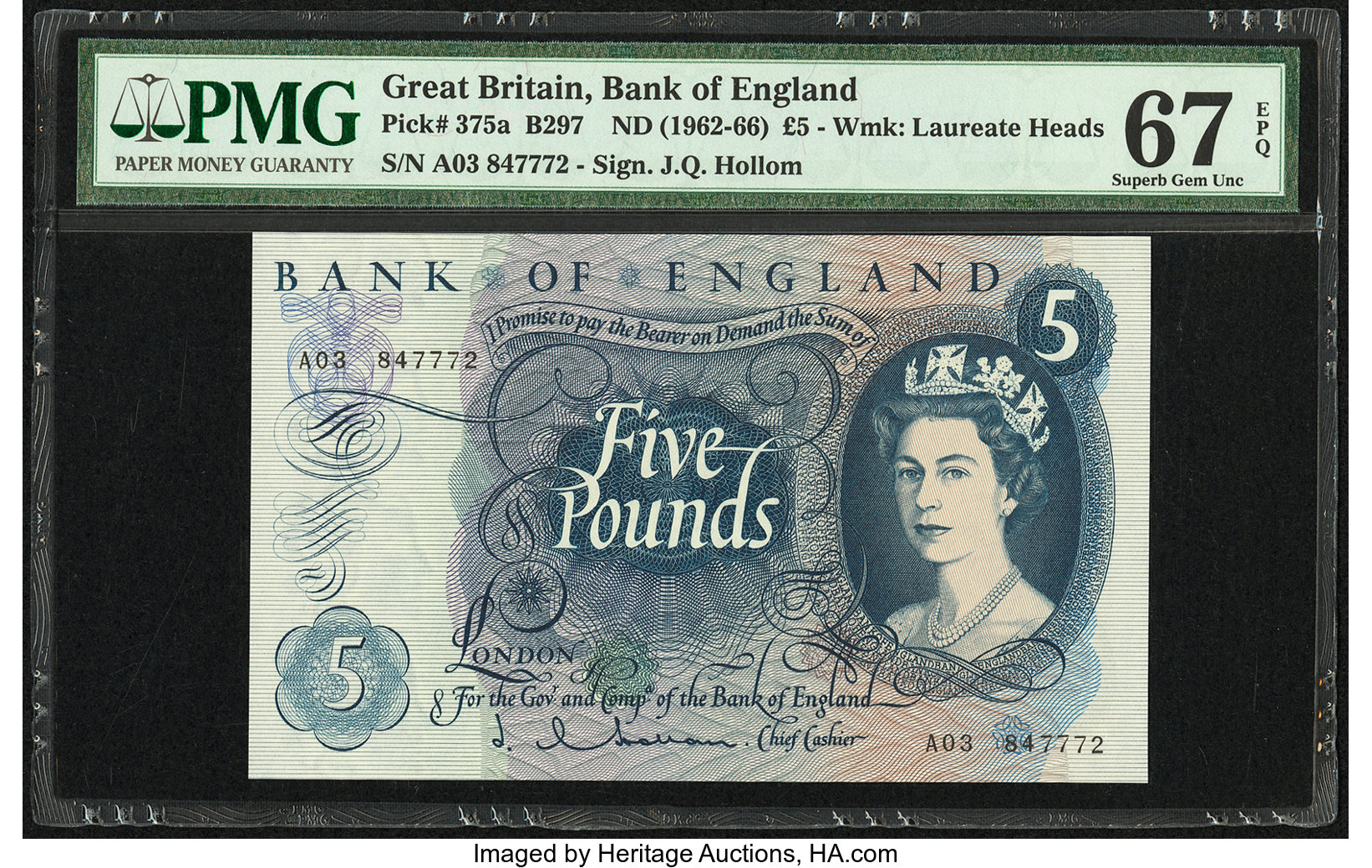 image for: United Kingdom  5 pounds (B181bs)
