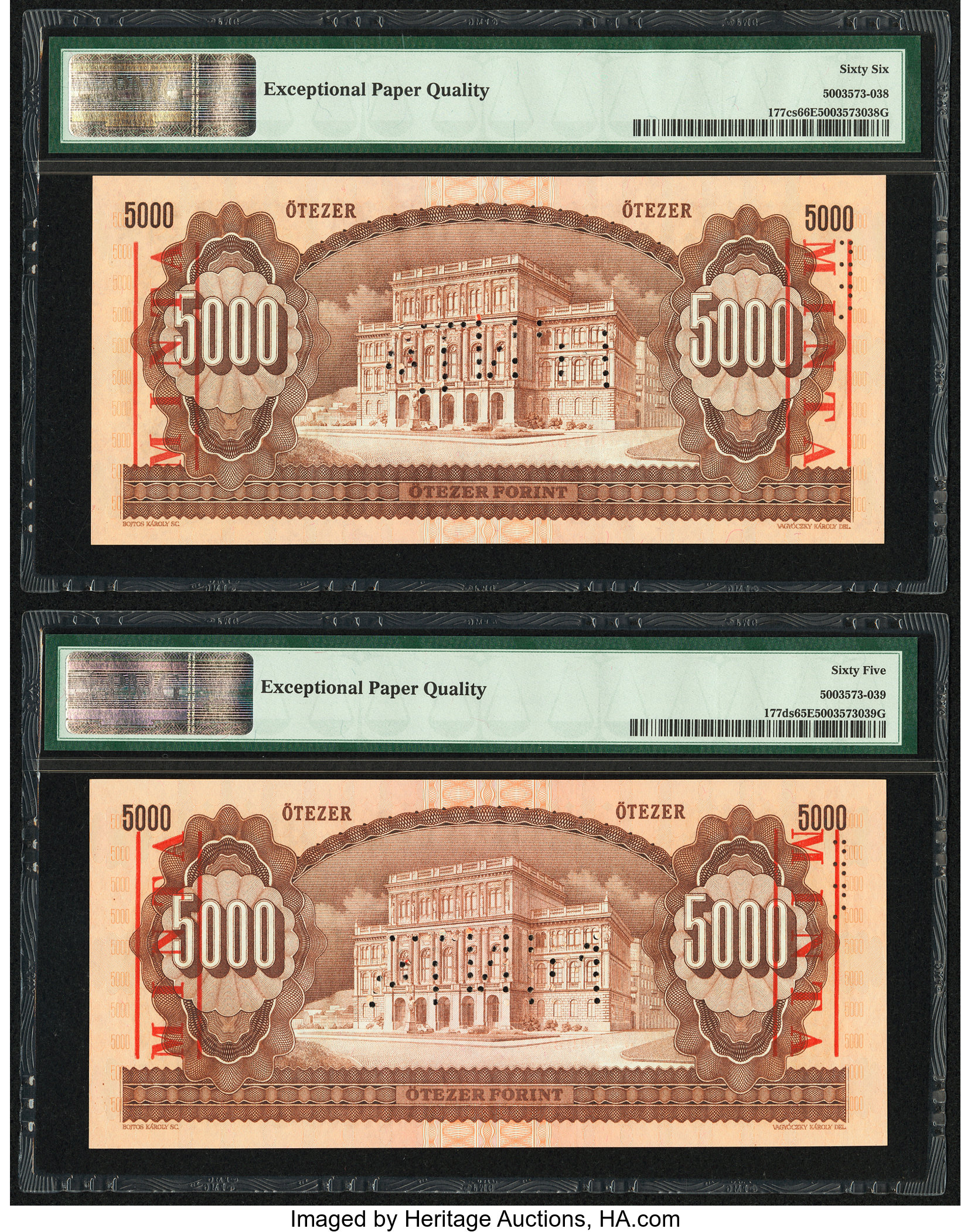 image for: Hungary  5,000 forint (B565ds)
