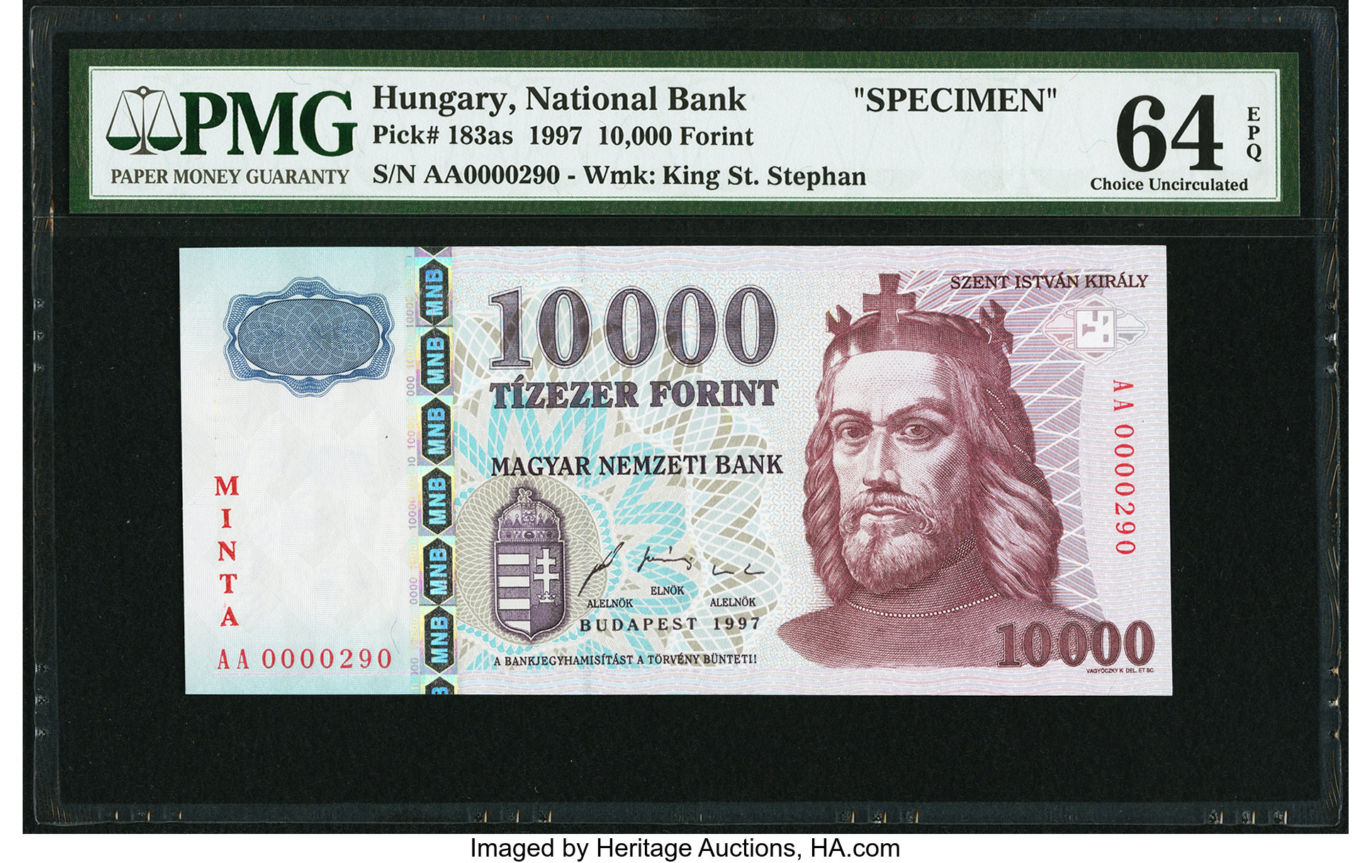 image for: Hungary  10,000 forint (B576b)