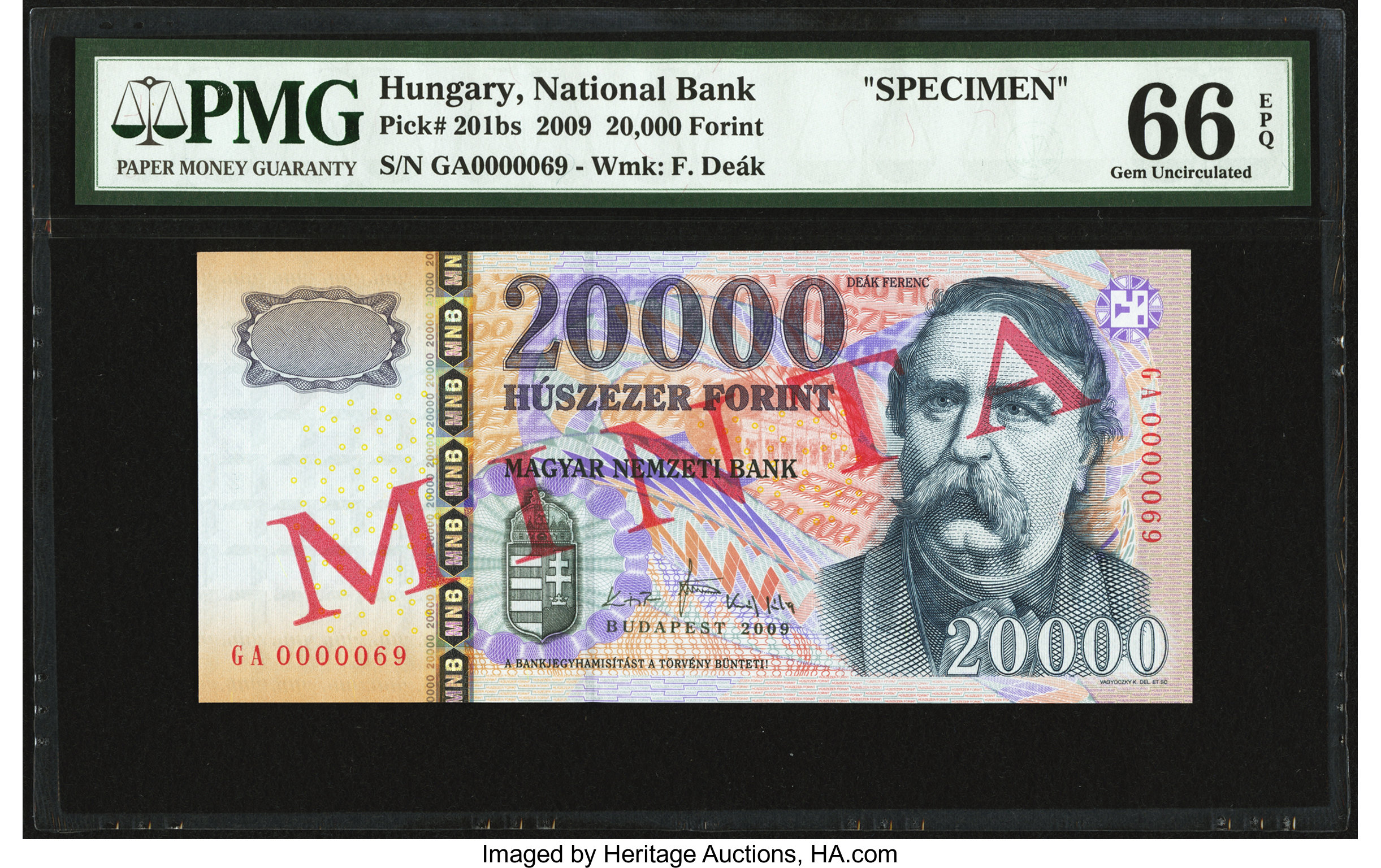 image for: Hungary  20,000 forint (B586bs)