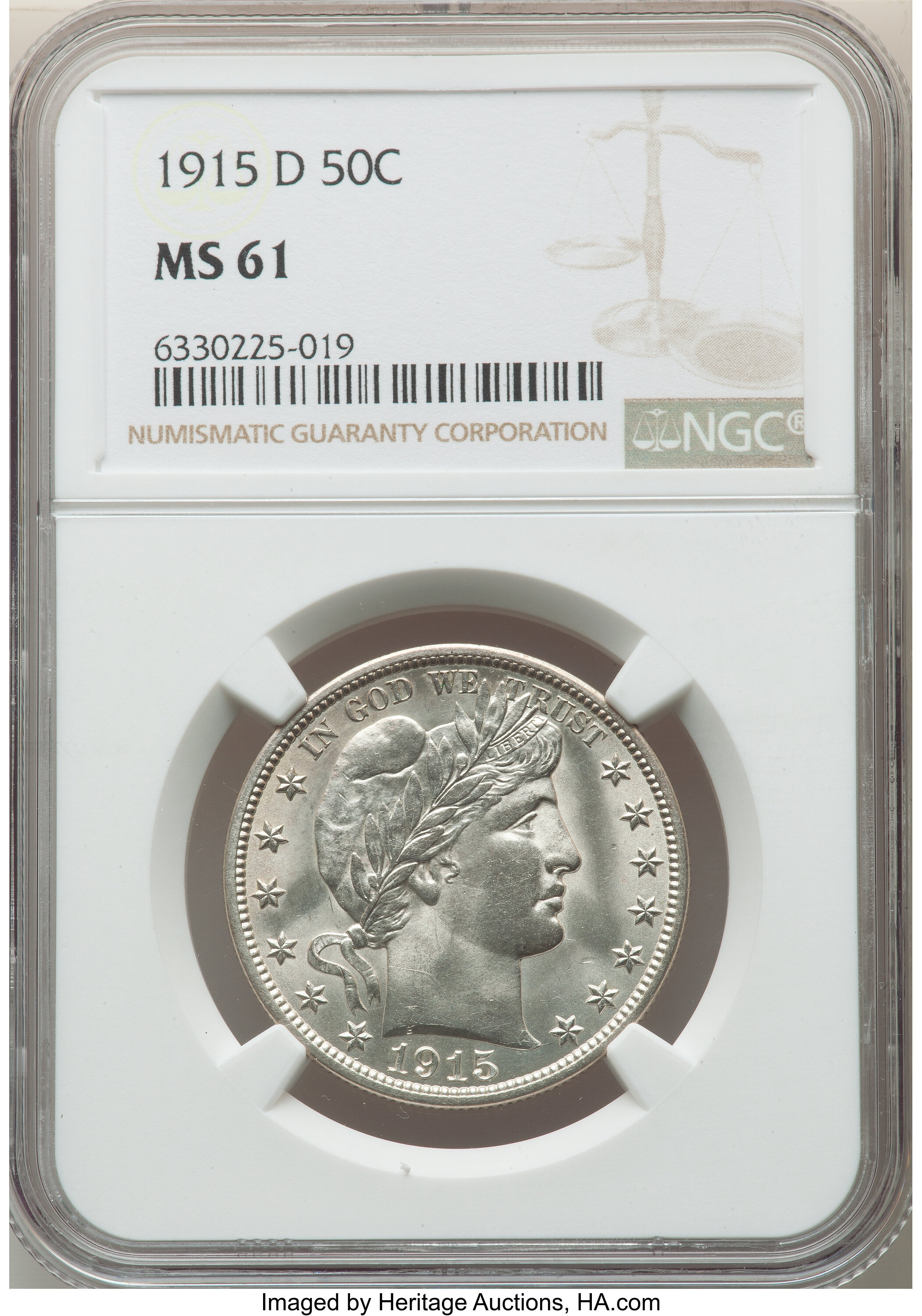 1915-D 50c MS61 thumbnail 4