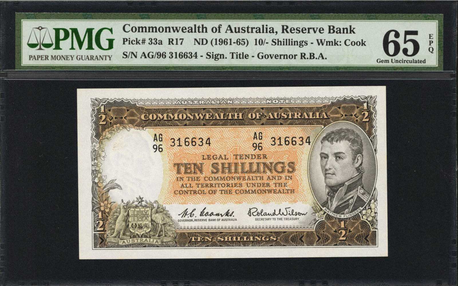 image for: Australia  10 shillings(B201az)