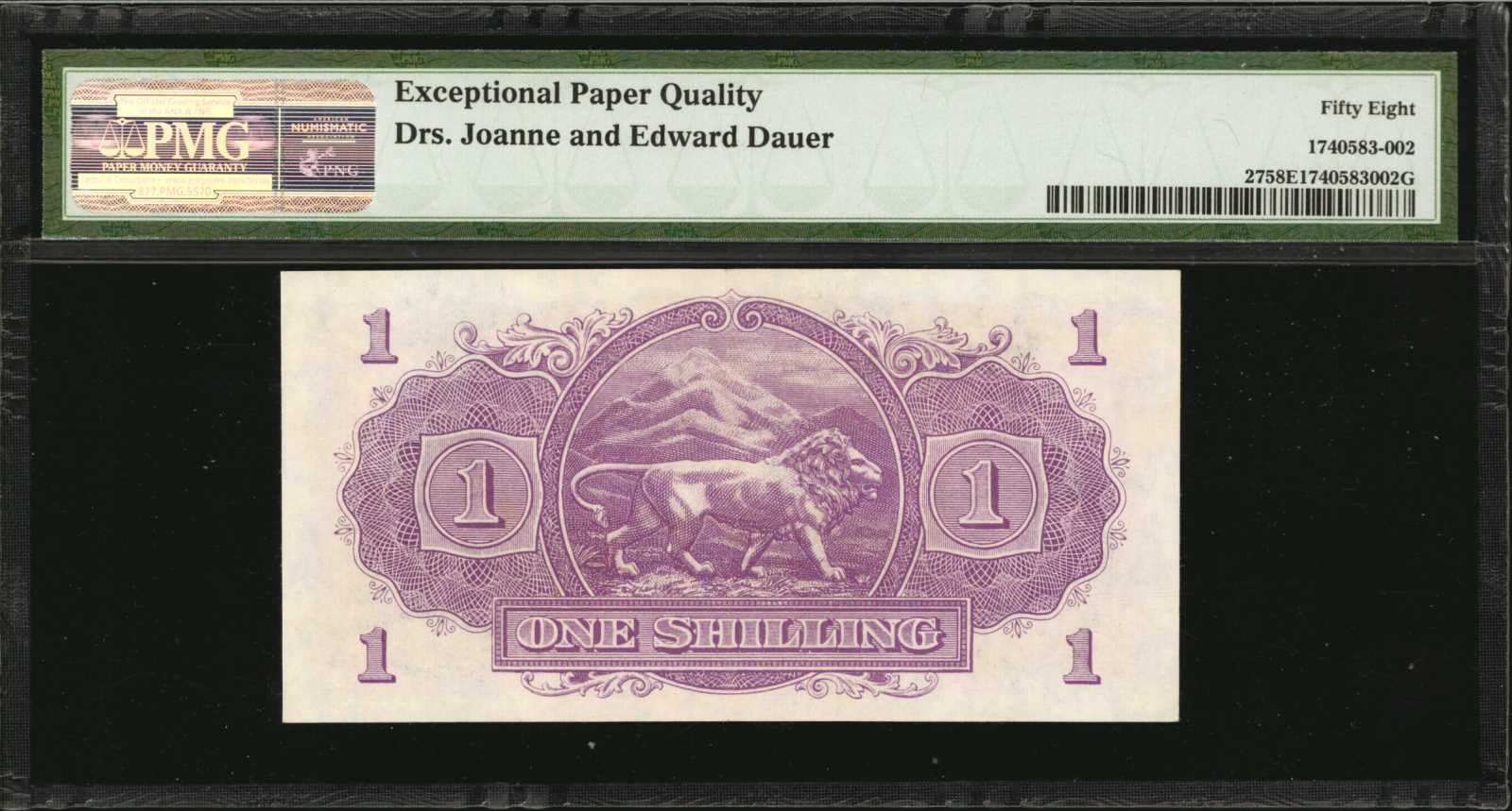 image for: East Africa  1 shilling (B216as)