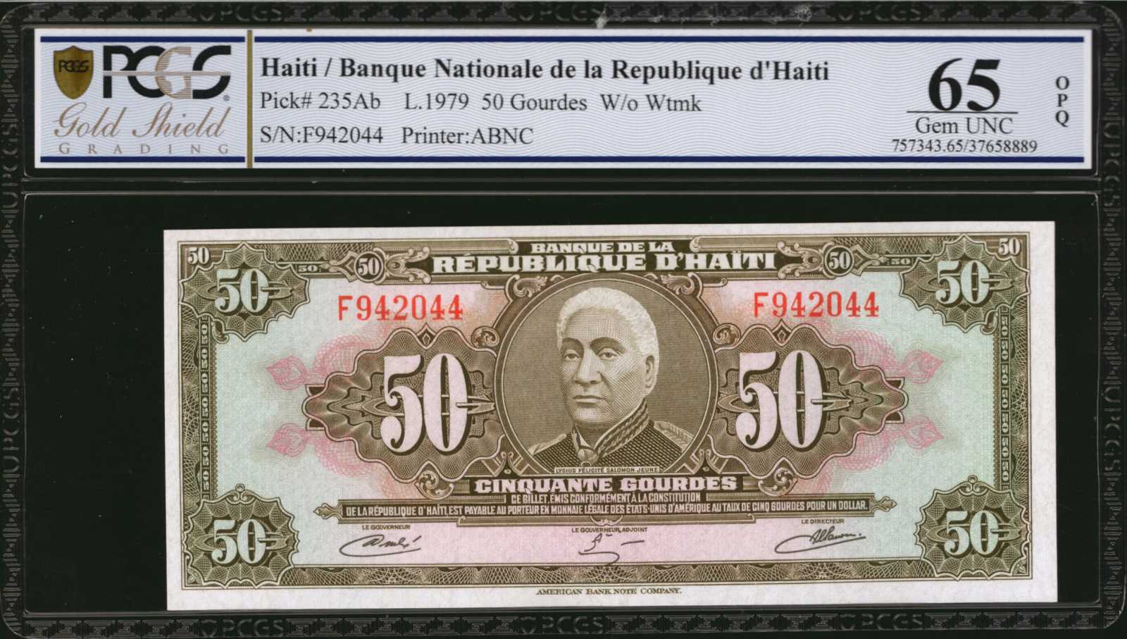 image for: Haiti  50 gourdes (B806as1)