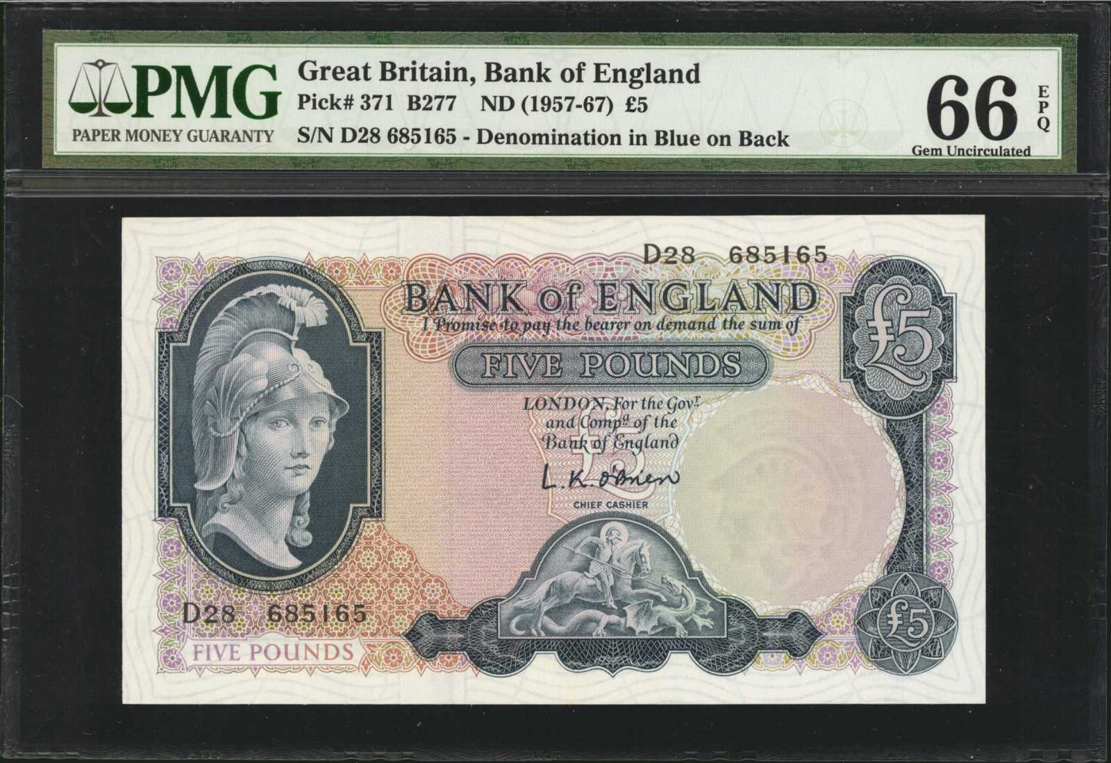 image for: United Kingdom  5 pounds (B178as)
