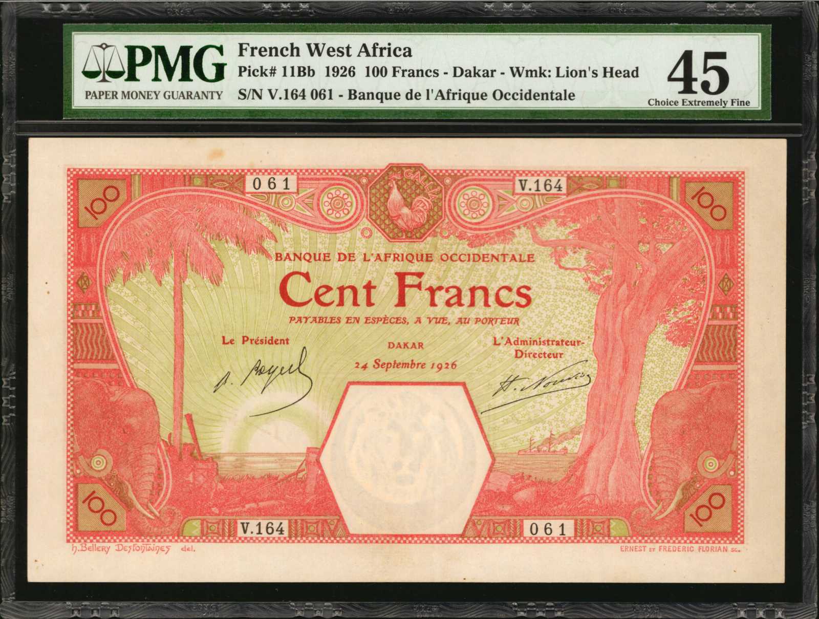 image for: French West Africa  100 francs (B104Gb)