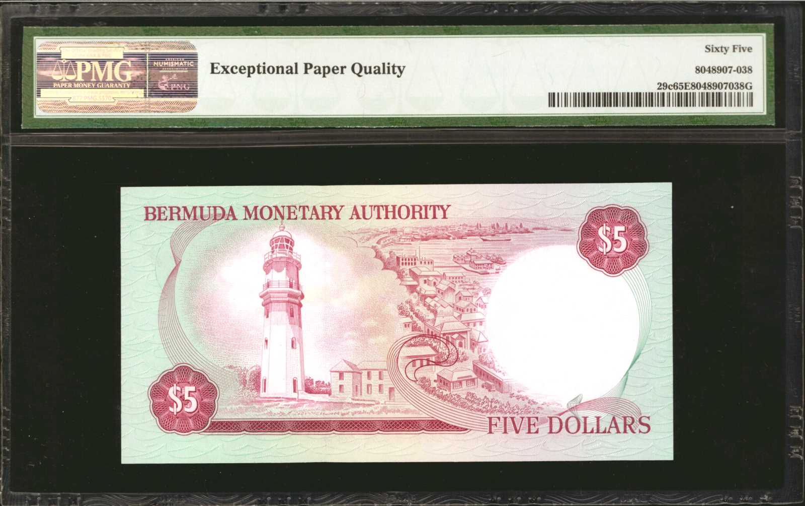 image for: Bermuda  5 dollars (B202b)