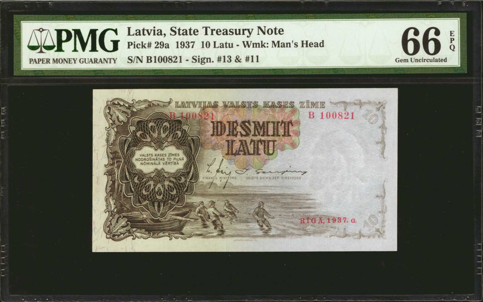 image for: Latvia  10 latu (B118c)