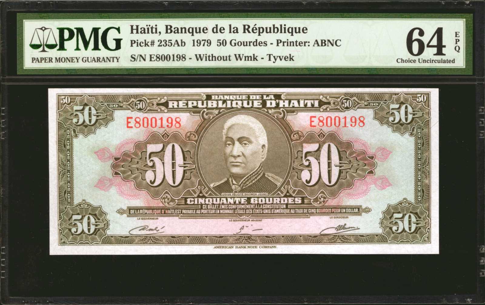image for: Haiti  50 gourdes (B806as2)