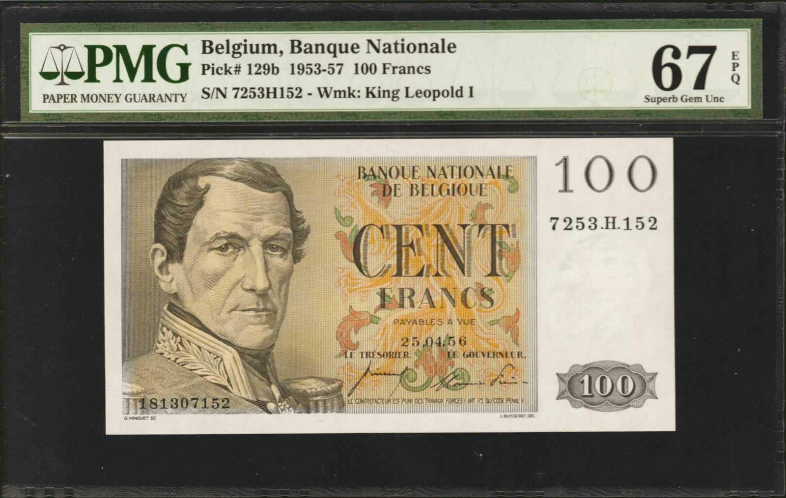image for: Belgium  100 francs(B578as)