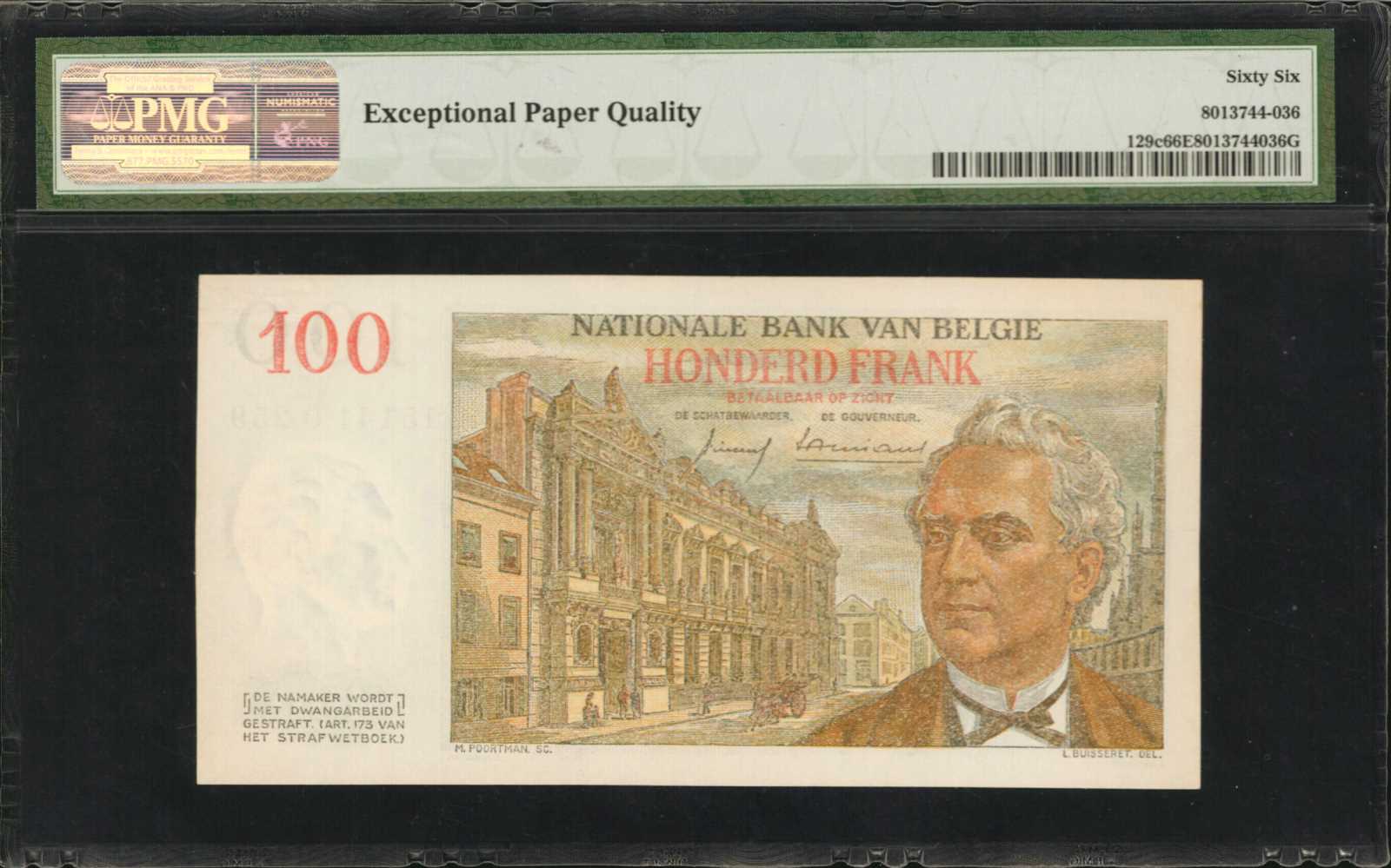 image for: Belgium  100 francs(B578as)