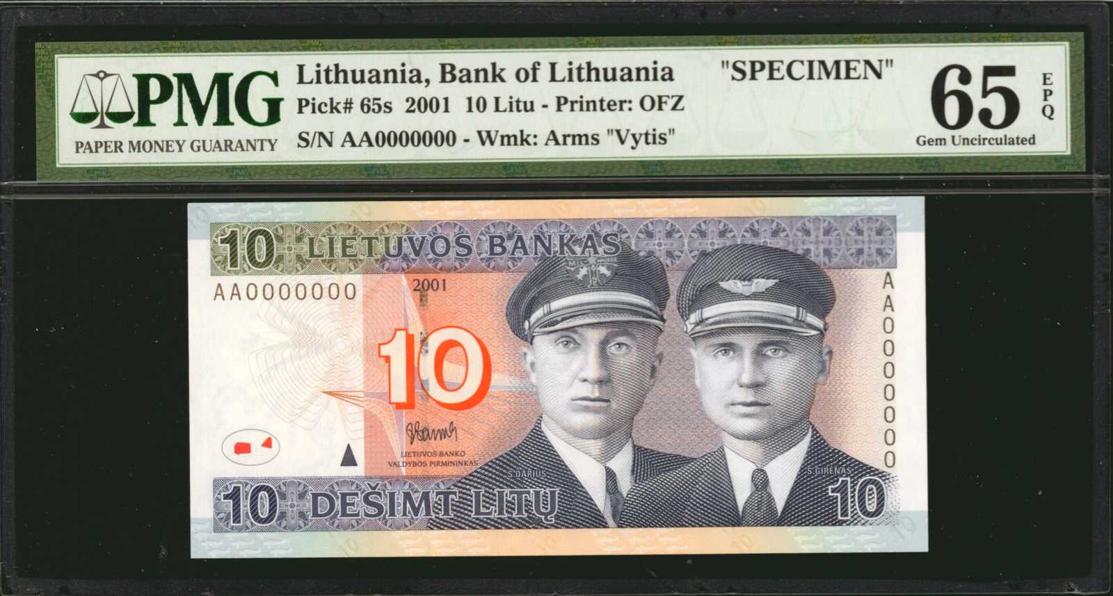 image for: Lithuania  10 lit? (B176a)