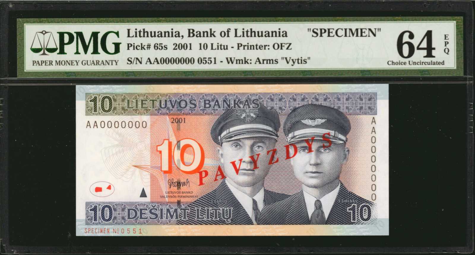 image for: Lithuania  10 lit? (B176az)