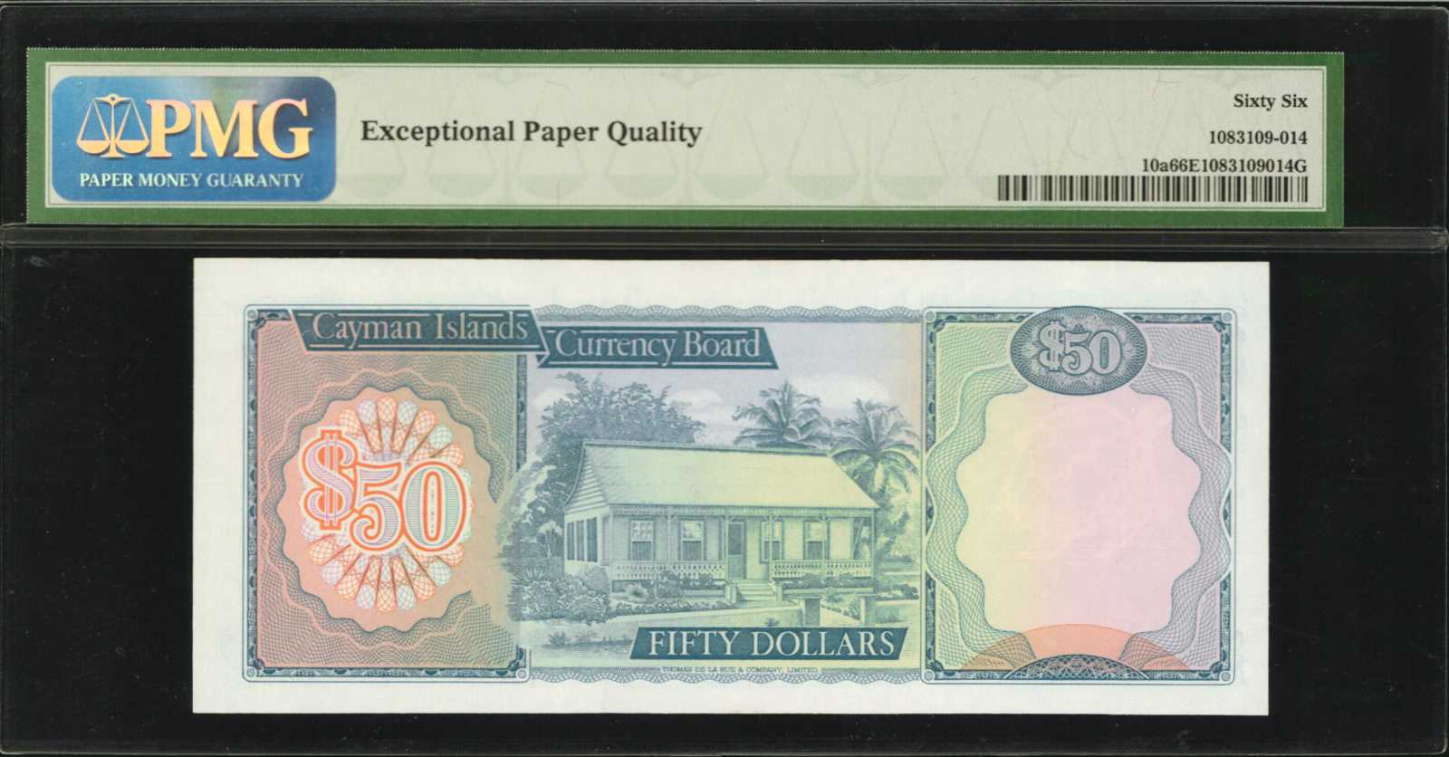 image for: Cayman Islands  50 dollars (B110a)