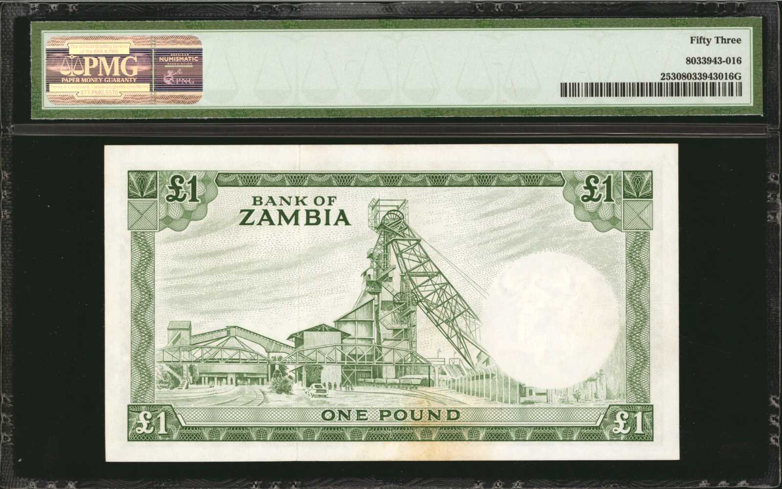 image for: Zambia  1 pound(B102as1)