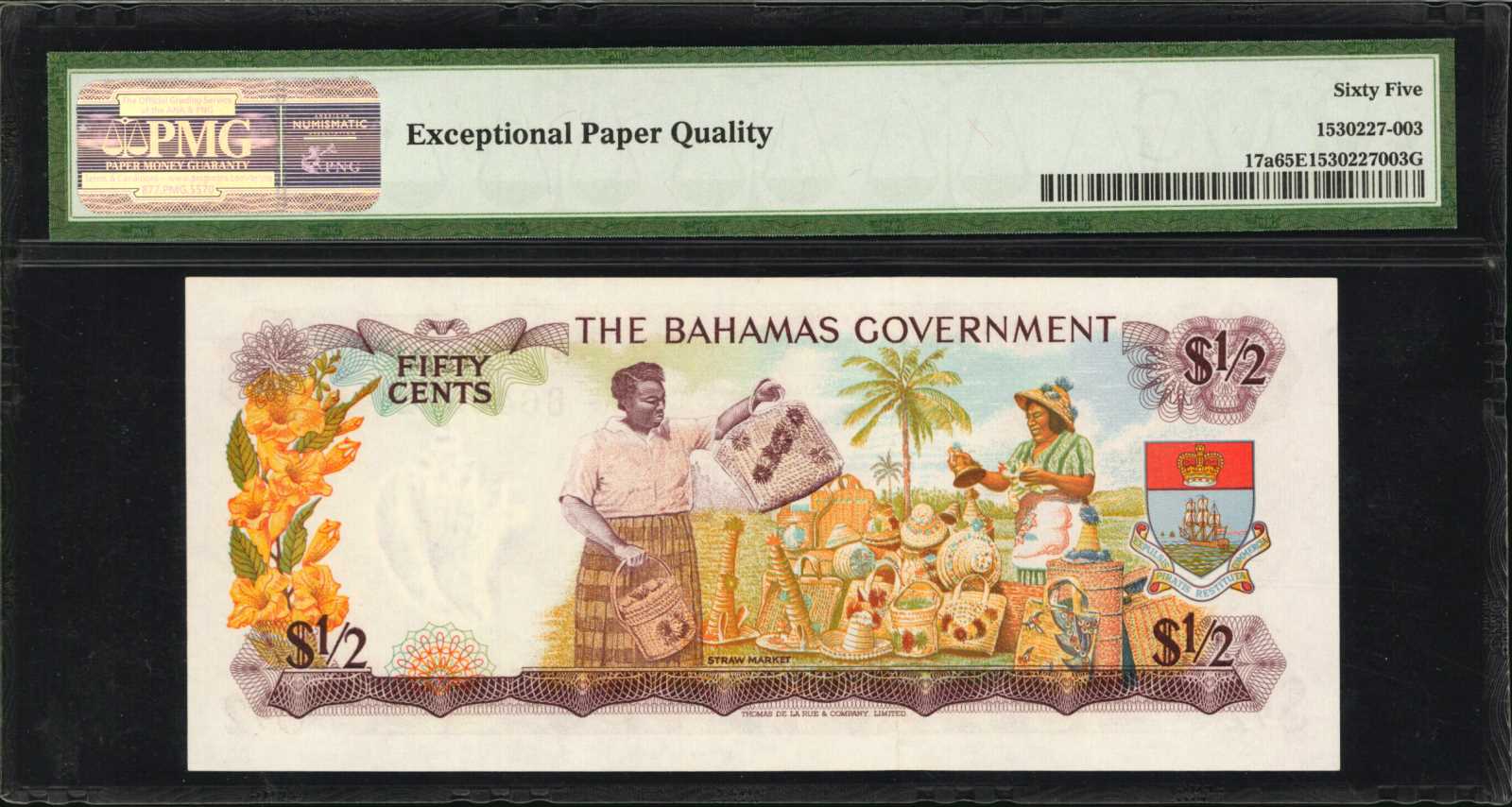 image for: Bahamas  1/2 dollar (B116az)