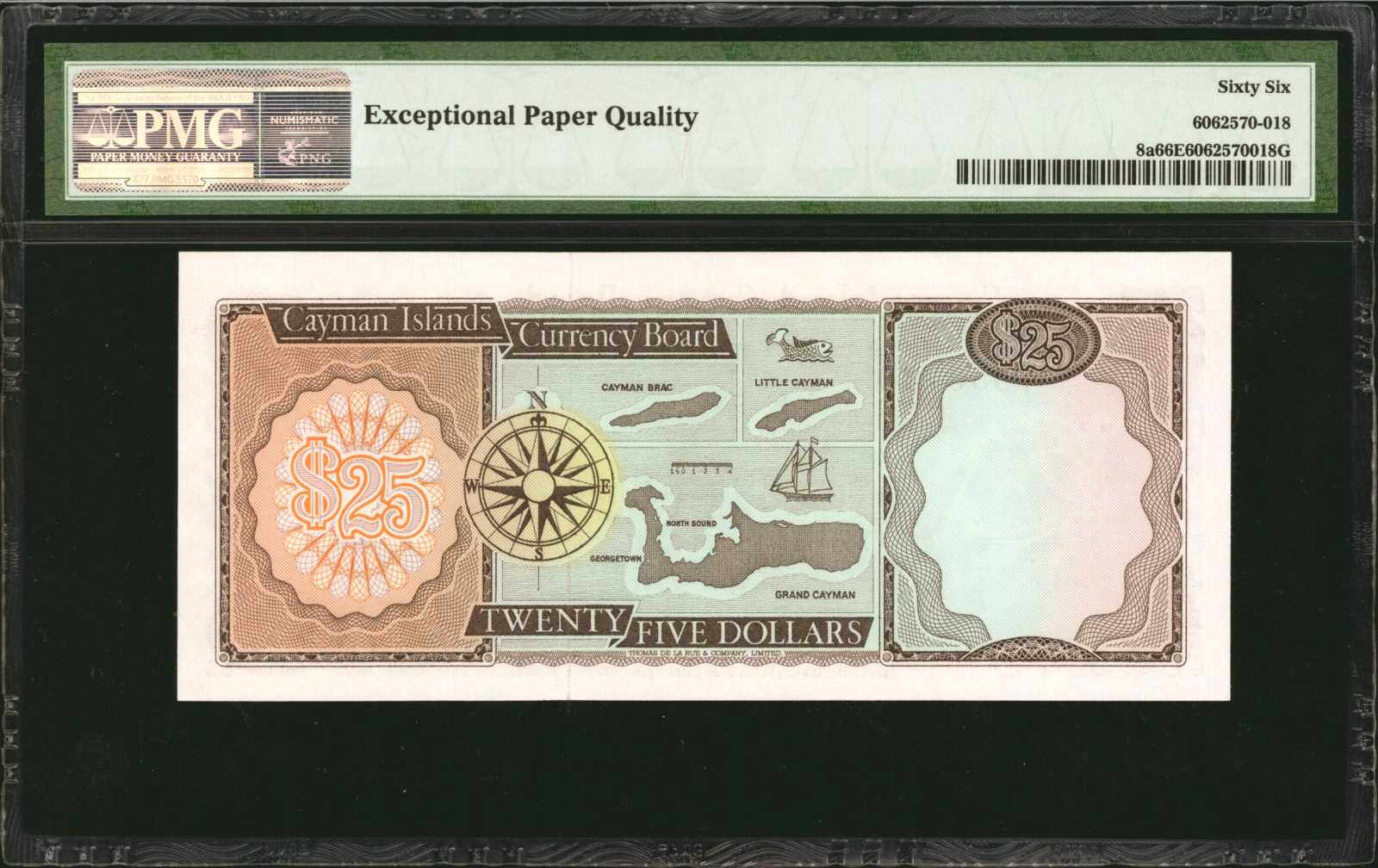 image for: Cayman Islands  25 dollars (B108a)