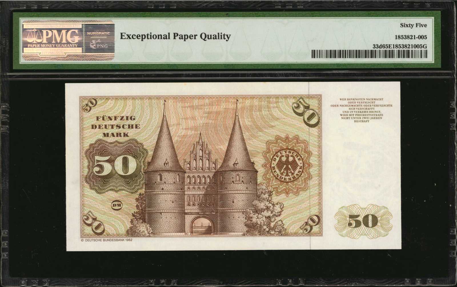 image for: Germany, Federal Republic of  50 deutsche mark (B204i)