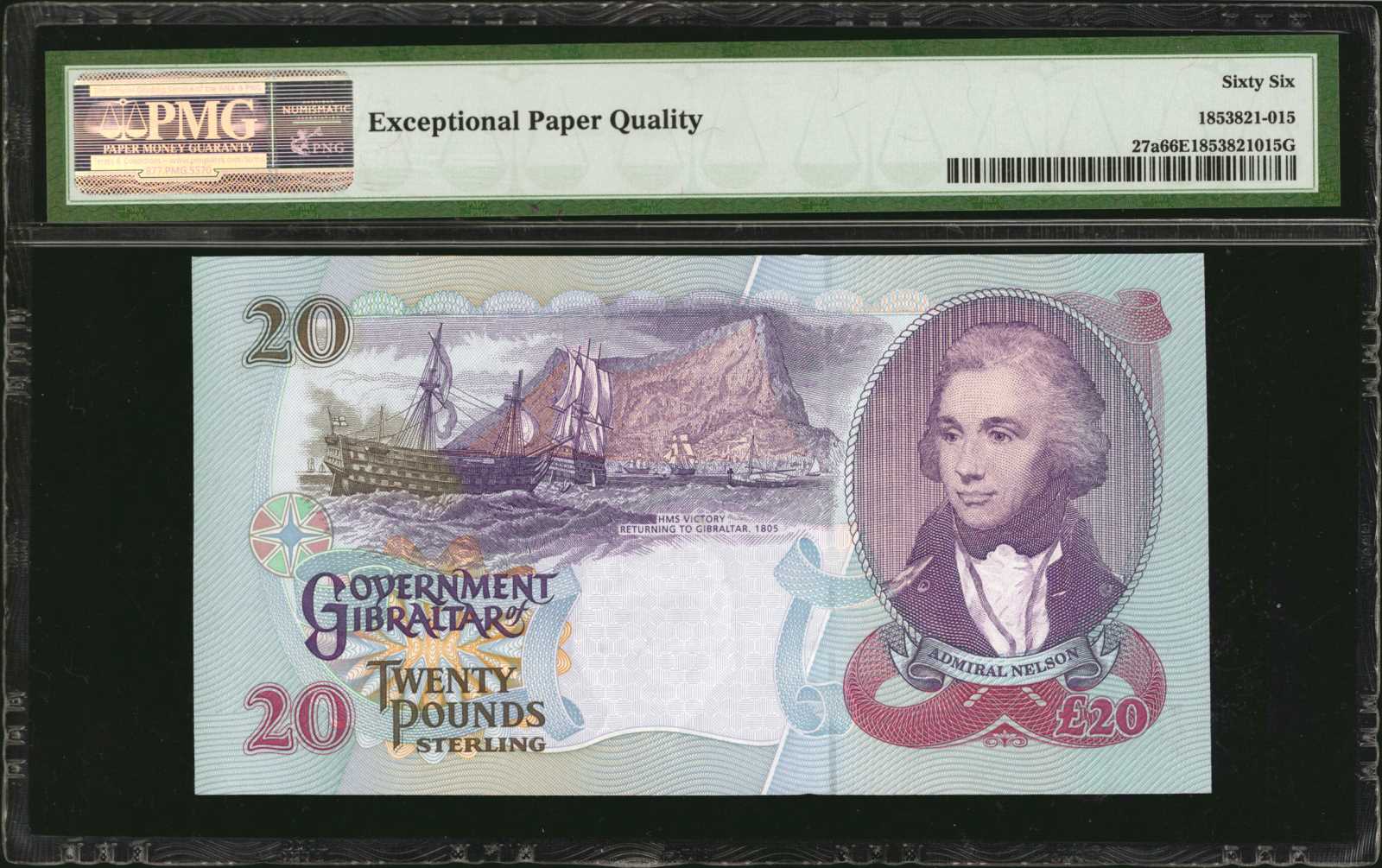 image for: Gibraltar  20 pounds (B125as)
