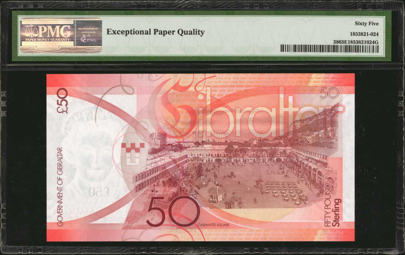 image for: Gibraltar  50 pounds (B133as1)