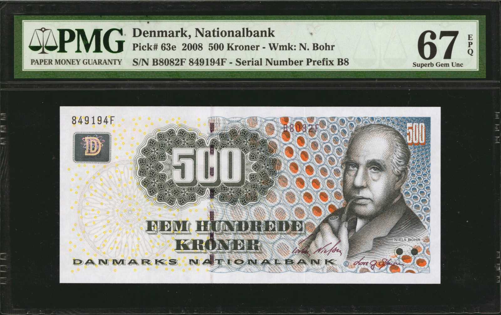 image for: Denmark  500 kroner (B933a)