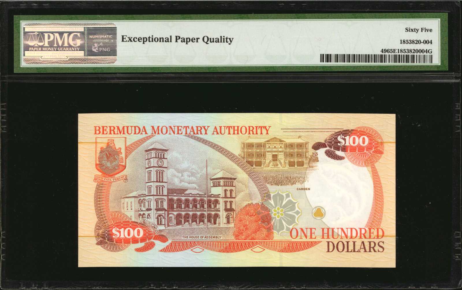 image for: Bermuda  100 dollars (B221b)