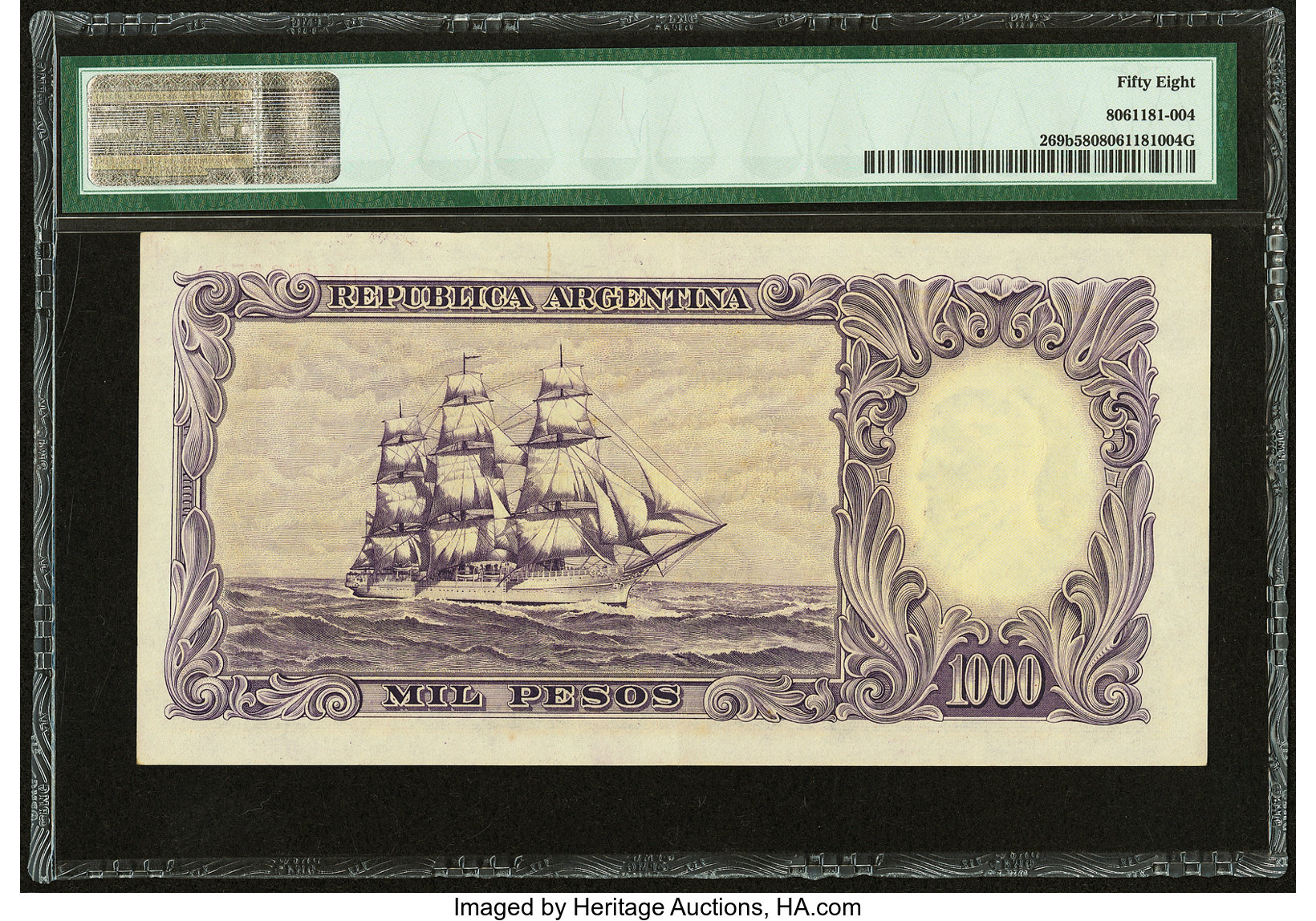 image for: Argentina  1,000 pesos (B322a)