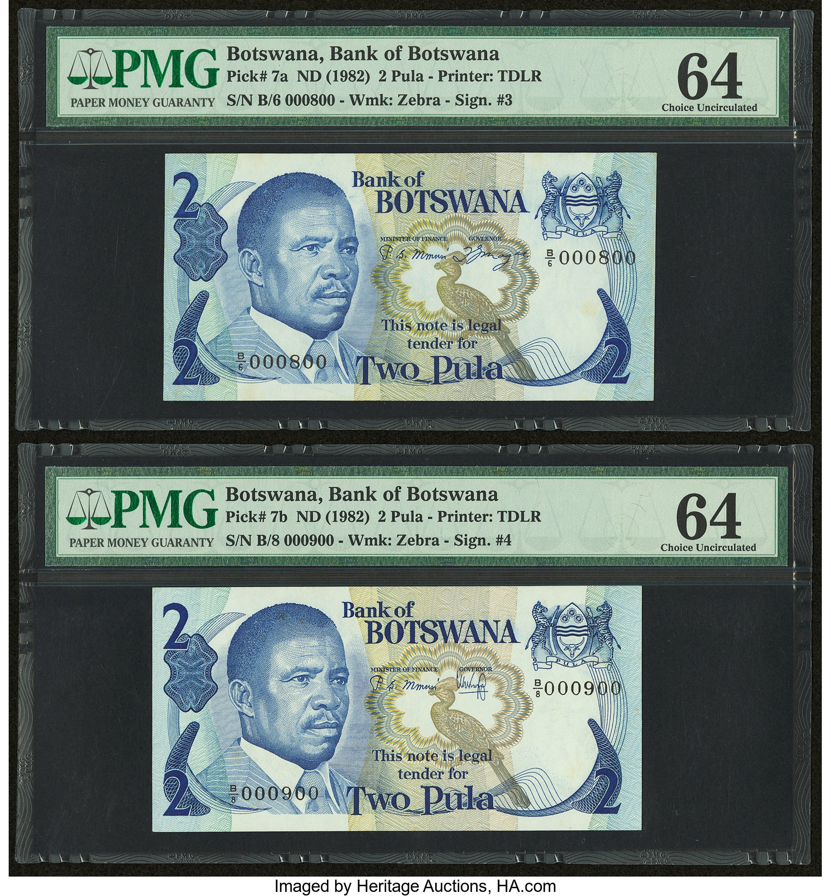 image for: Botswana  2 pula (B107d)