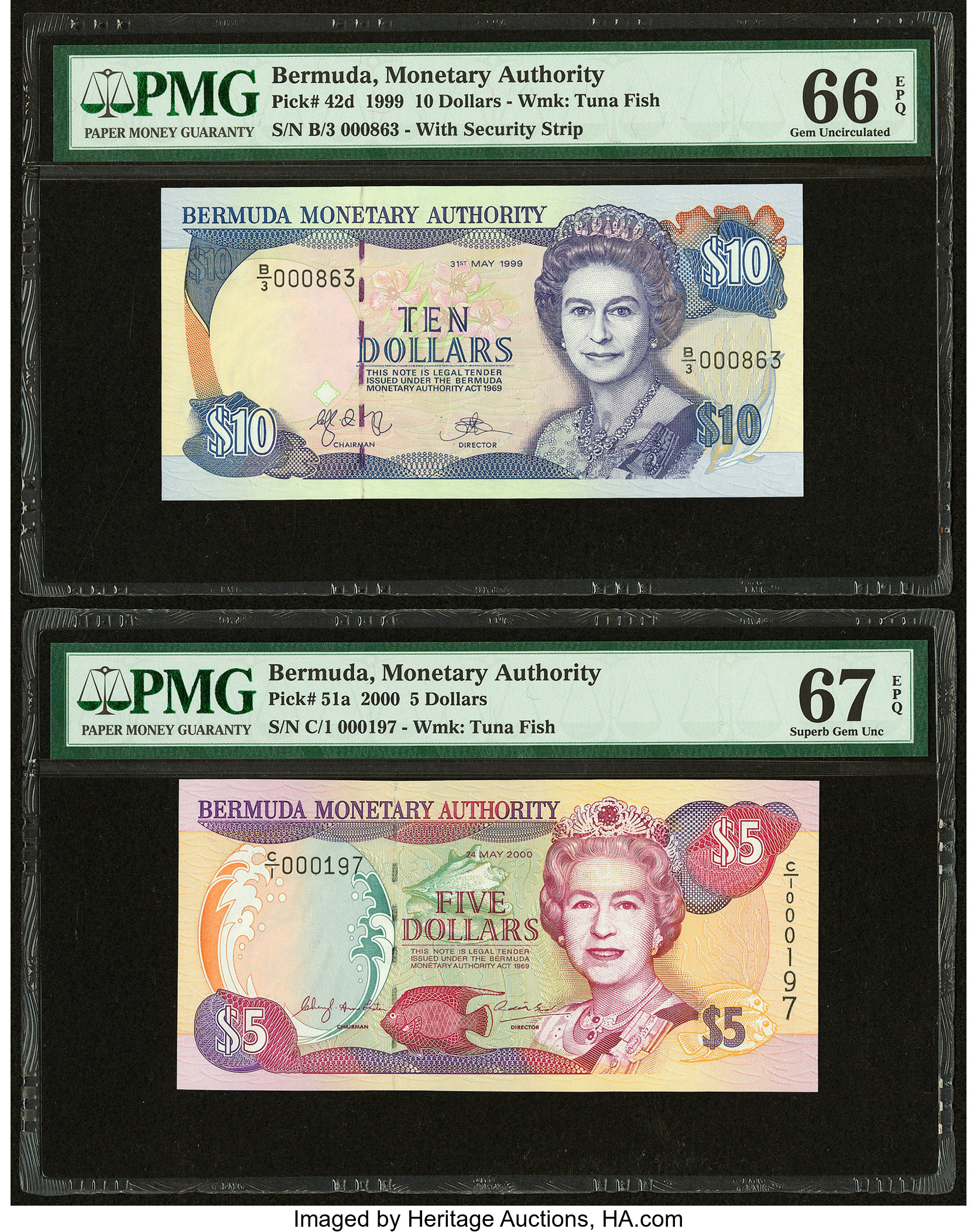 image for: Bermuda  10 dollars (B216cs)