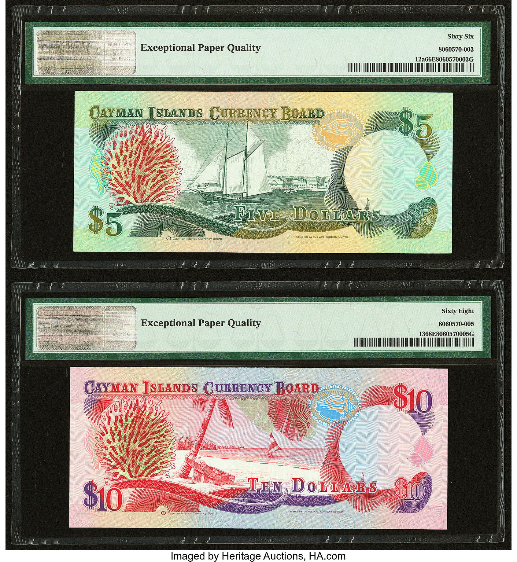 image for: Cayman Islands  5 dollars (B112as)