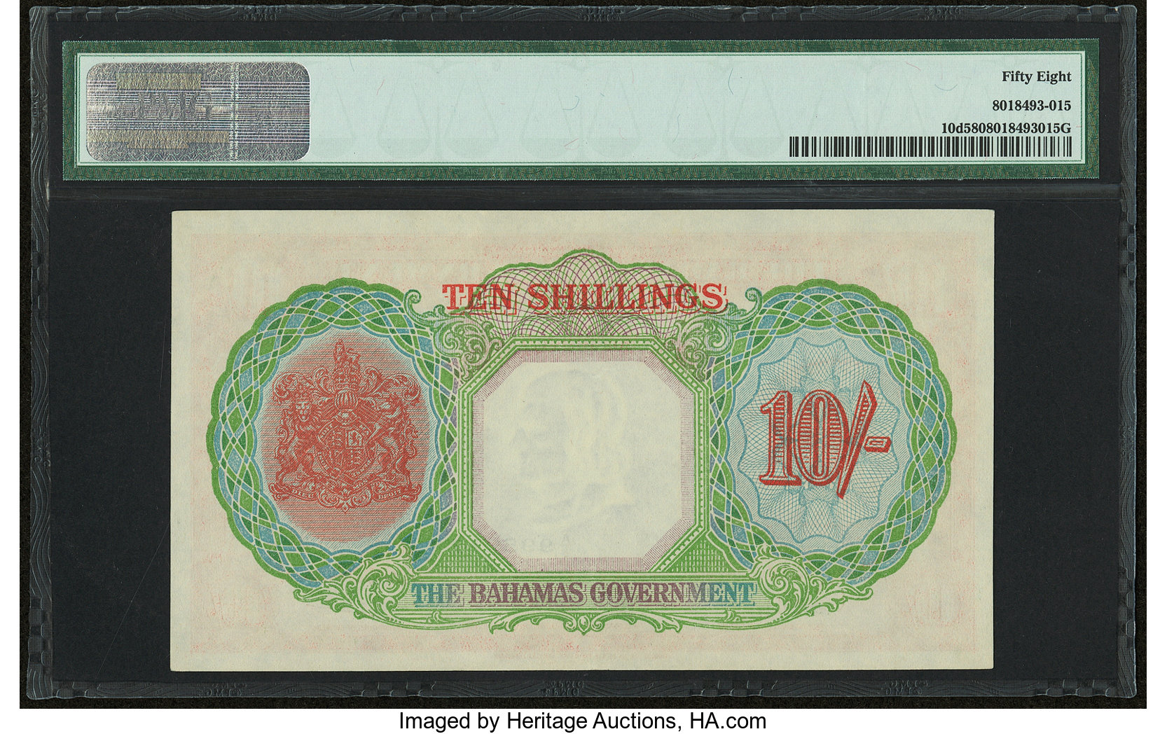 image for: Bahamas  10 shillings(B109c)