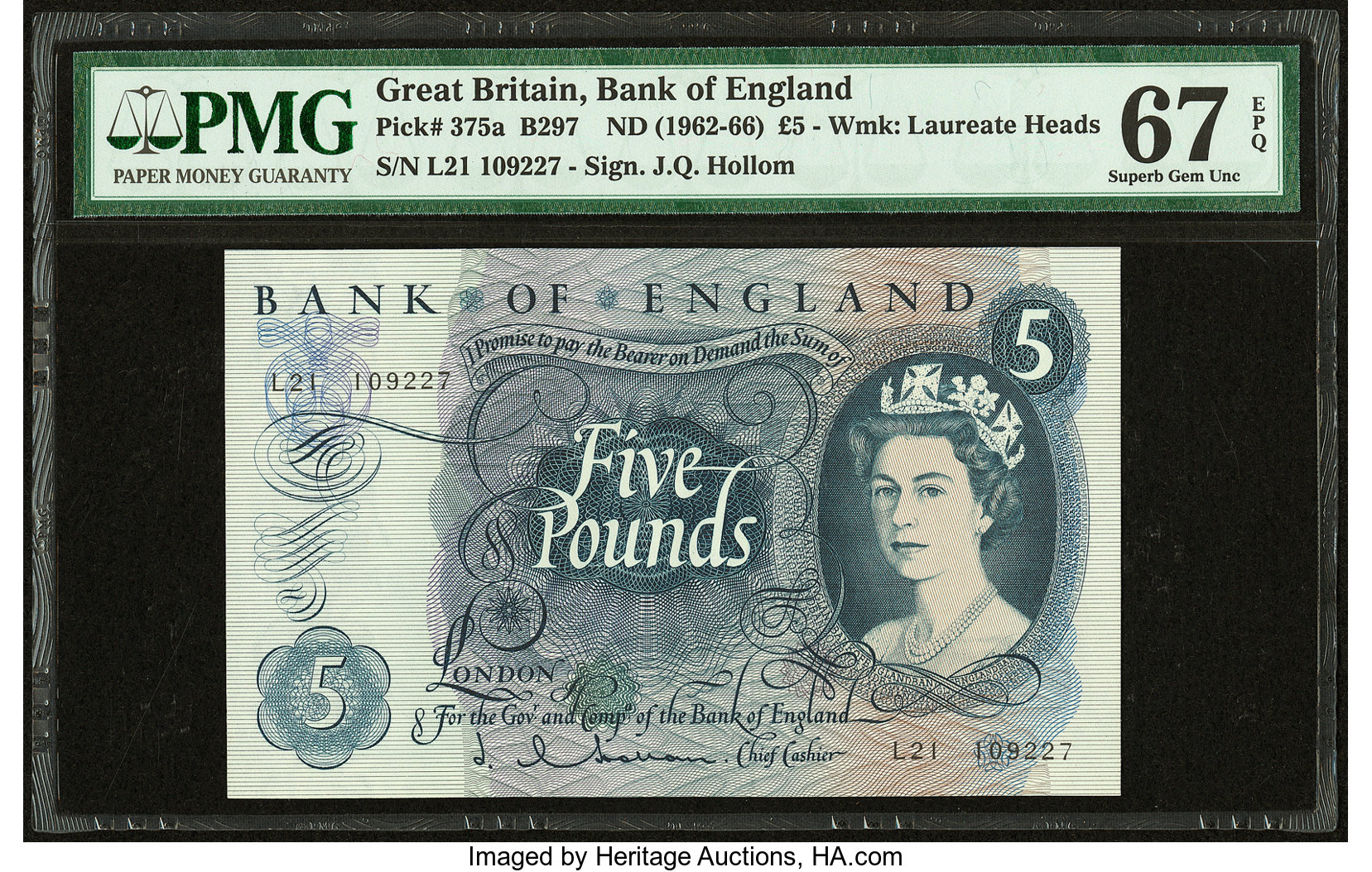 image for: United Kingdom  5 pounds (B181z)