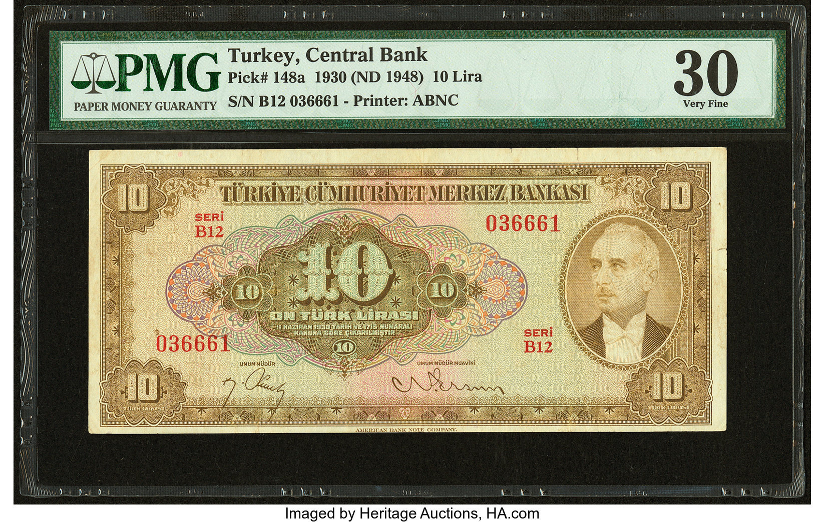 image for: Turkey  10 T?rk liras? (B224a)