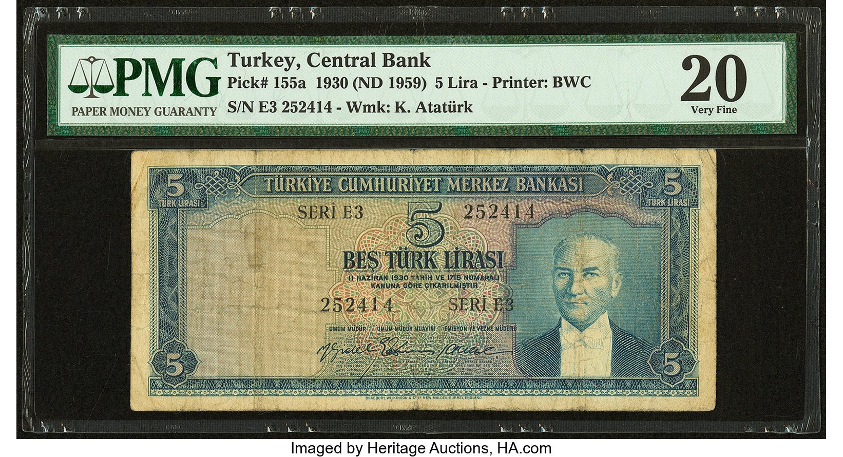 image for: Turkey  5 T?rk liras? (B236as)
