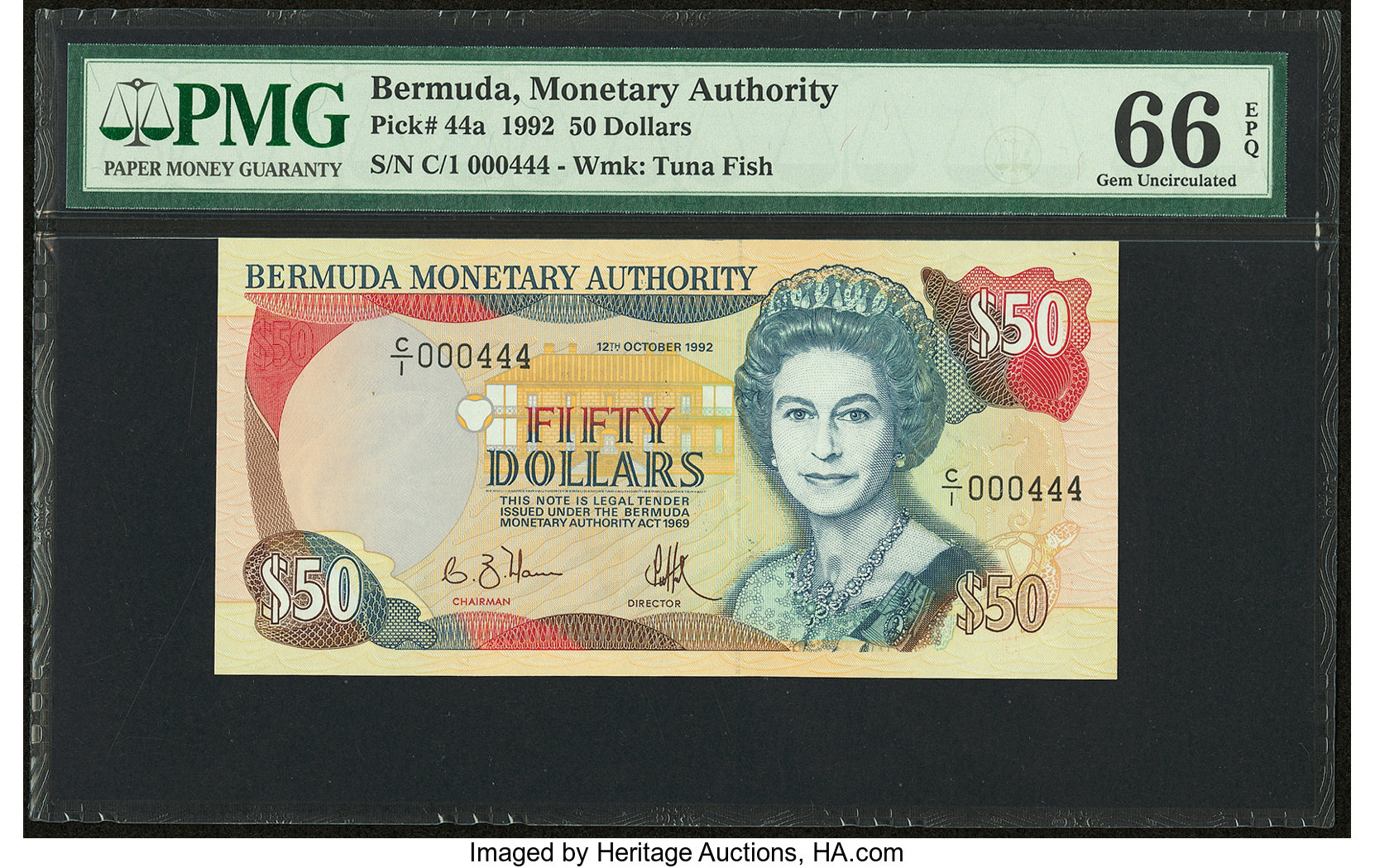 image for: Bermuda  50 dollars (B219b)