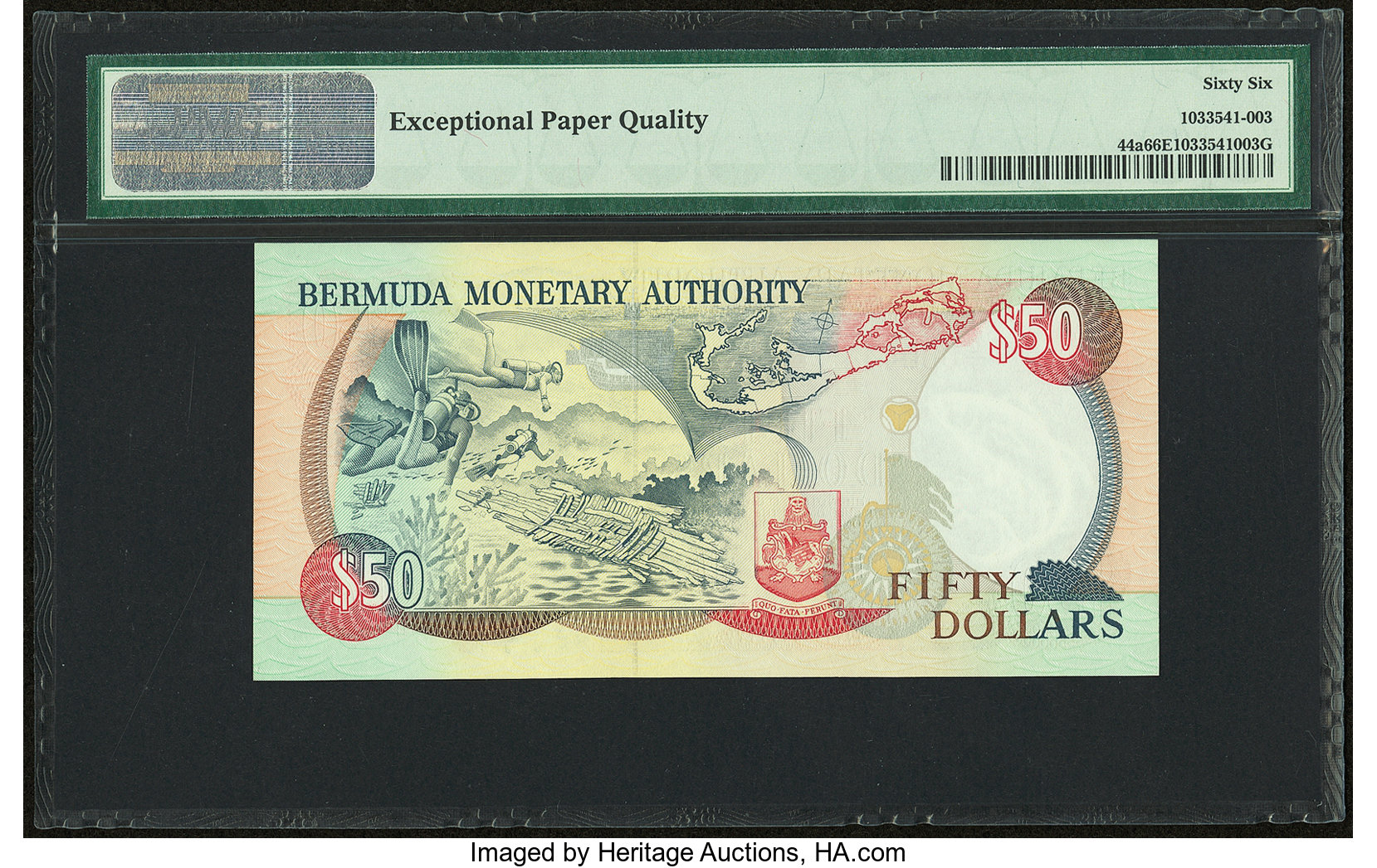 image for: Bermuda  50 dollars (B219c)