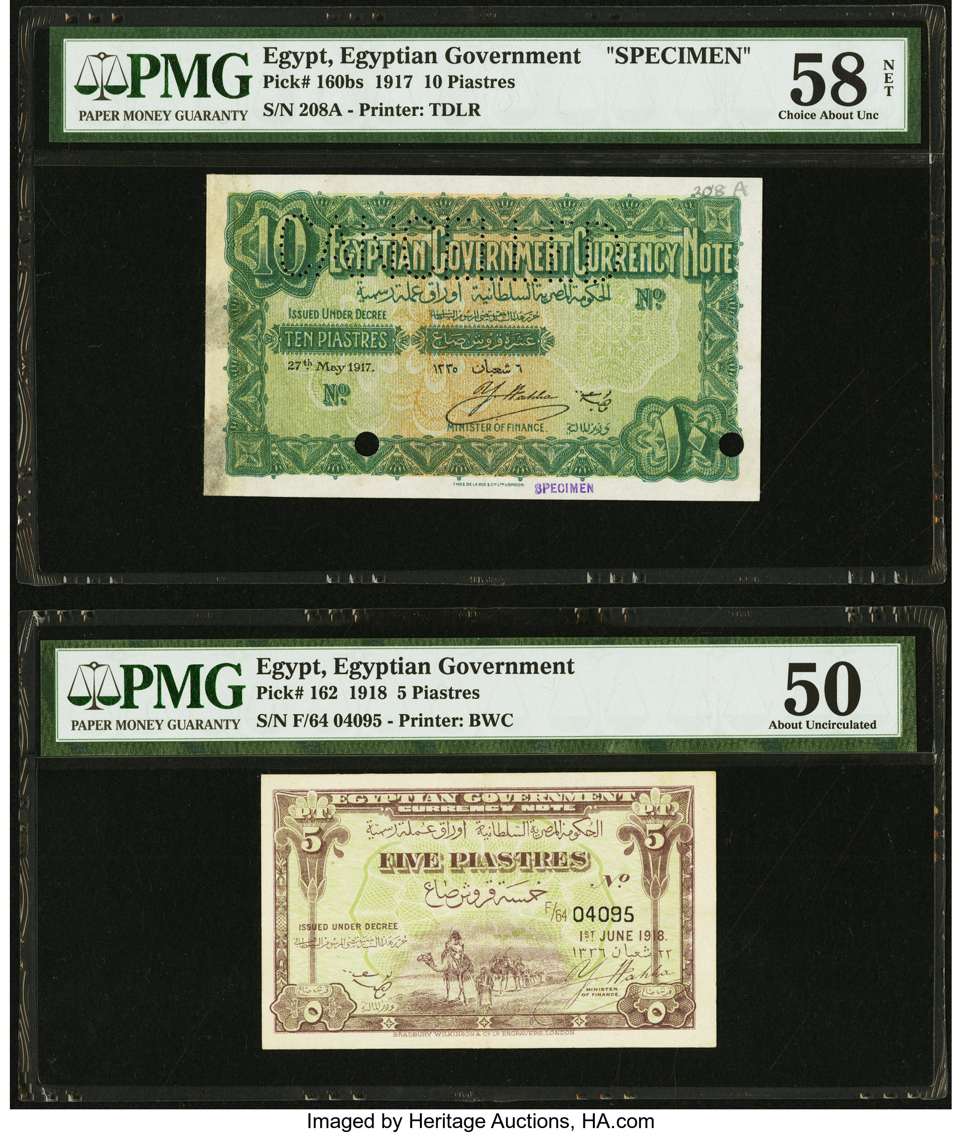 image for: Egypt  10 piastres (B206bs1)