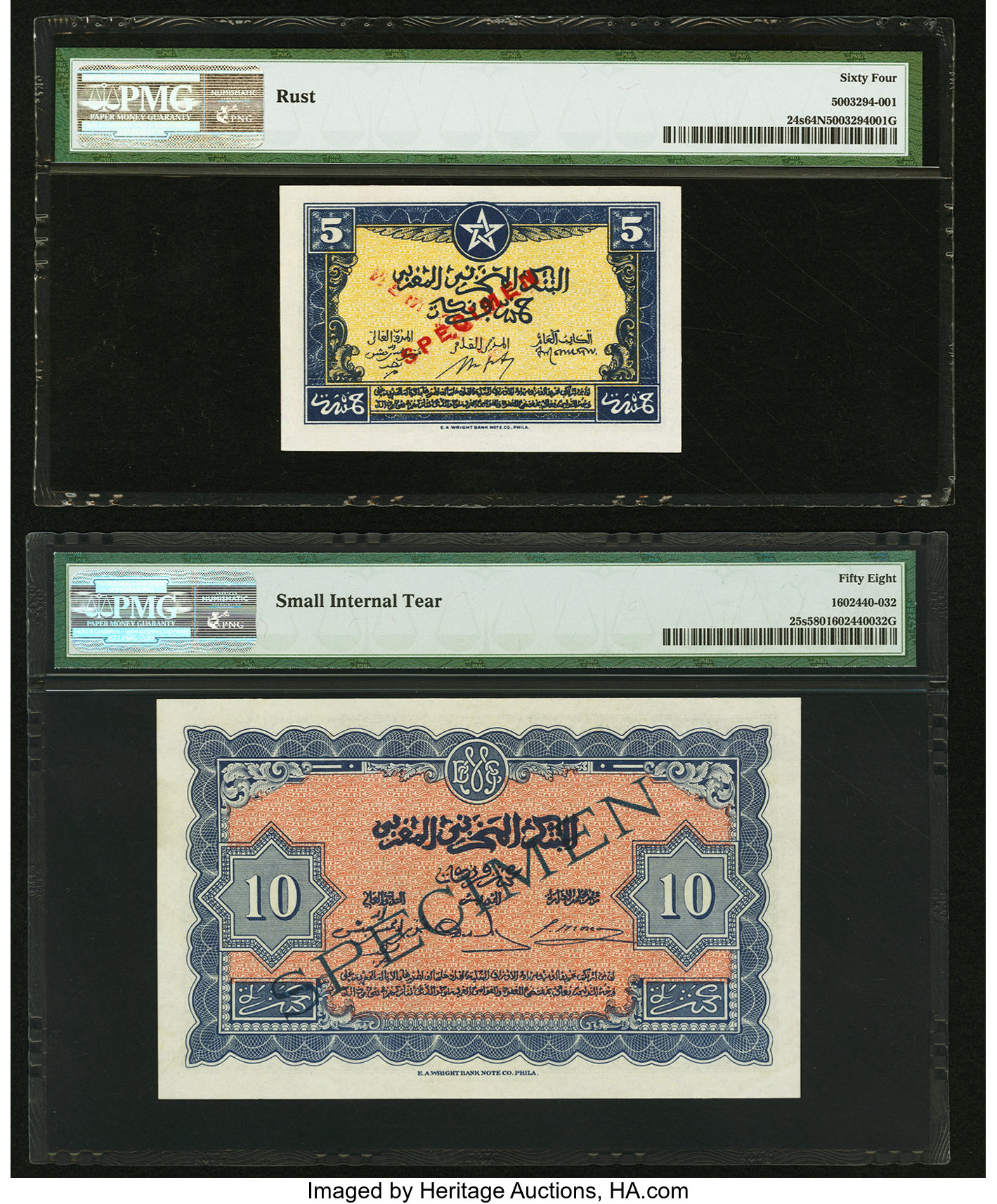 image for: Morocco  5 francs(B218a)