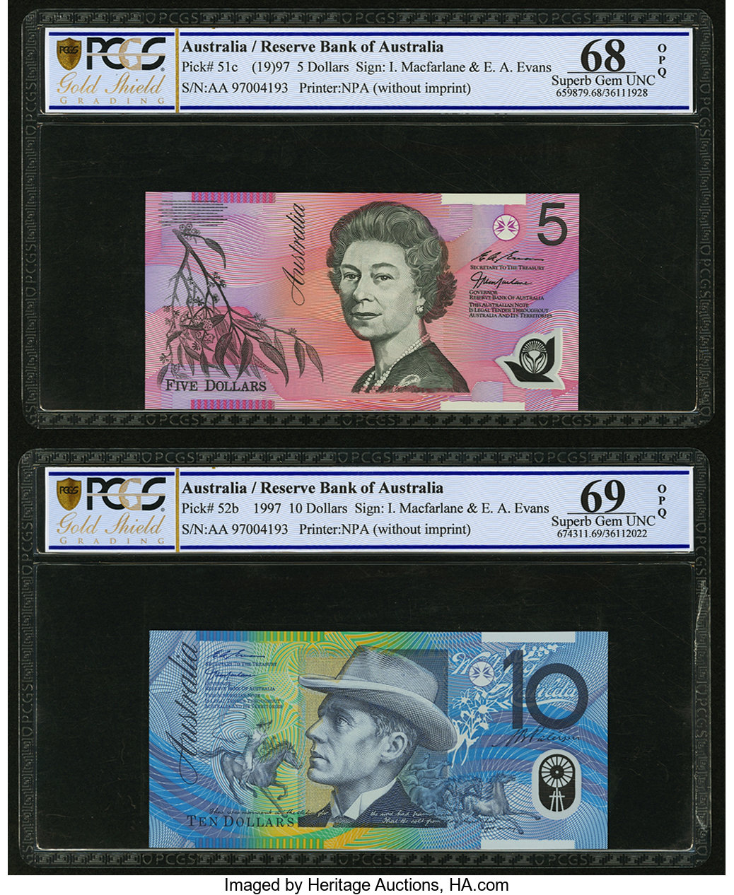 image for: Australia  5 dollars (B219f)