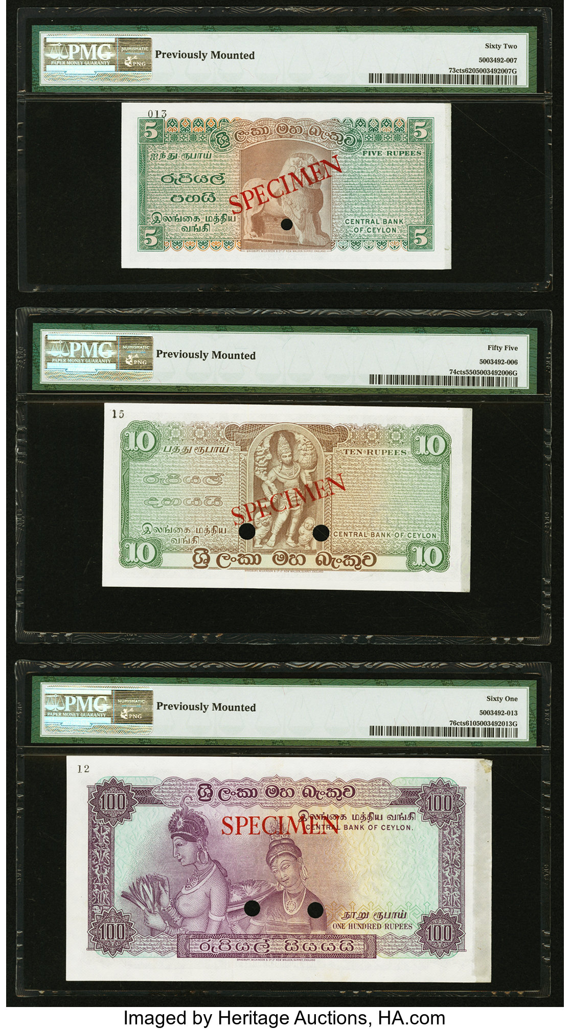 image for: Ceylon  100 rupees (B330as1)