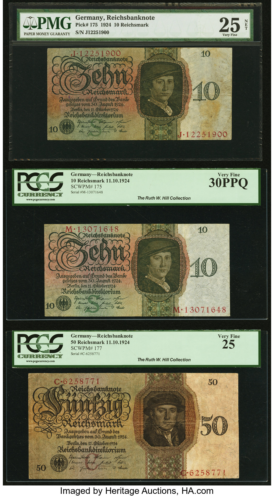 image for: Germany  10 reichsmark (B313a5)