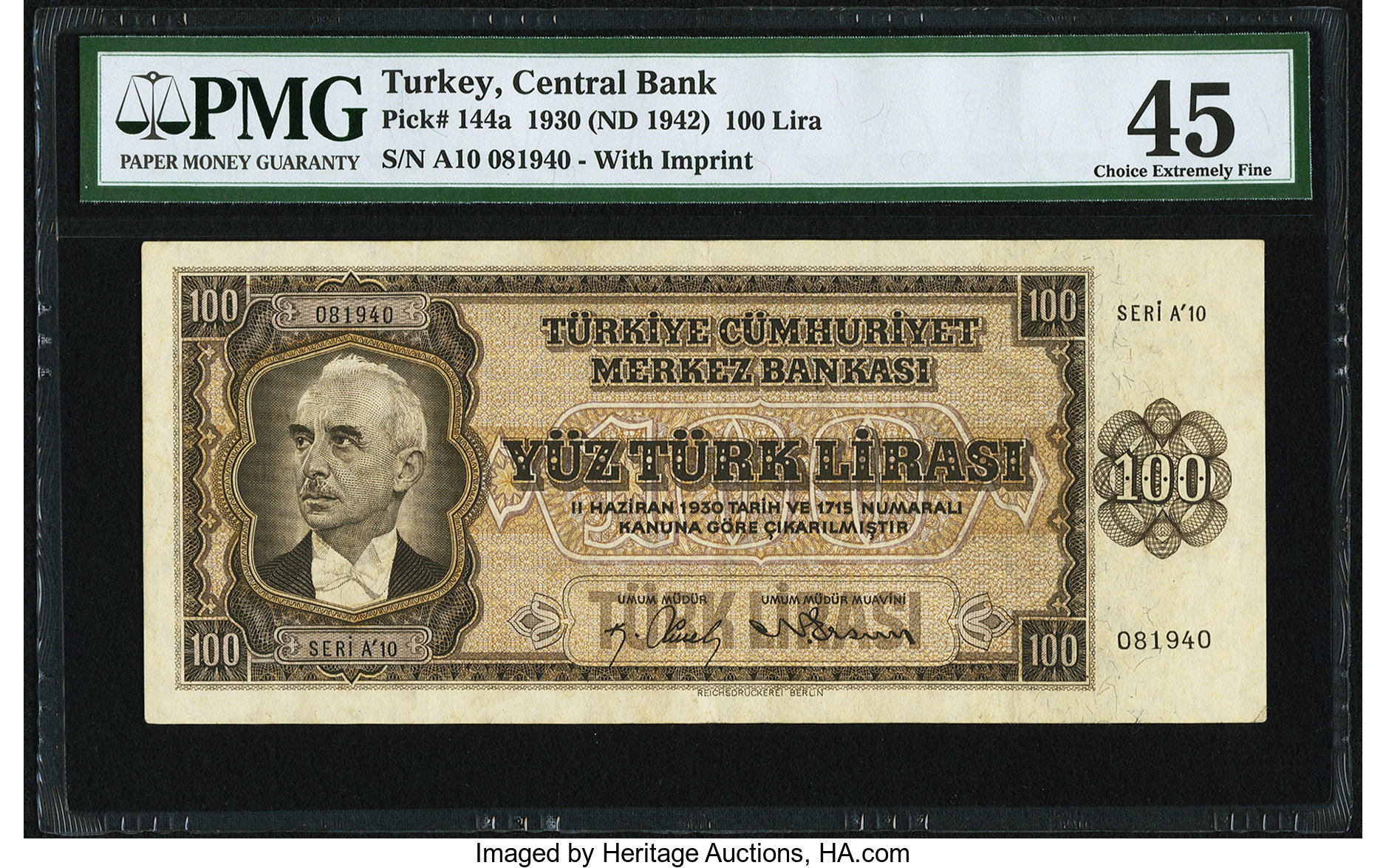 image for: Turkey  100 T?rk liras? (B227as)