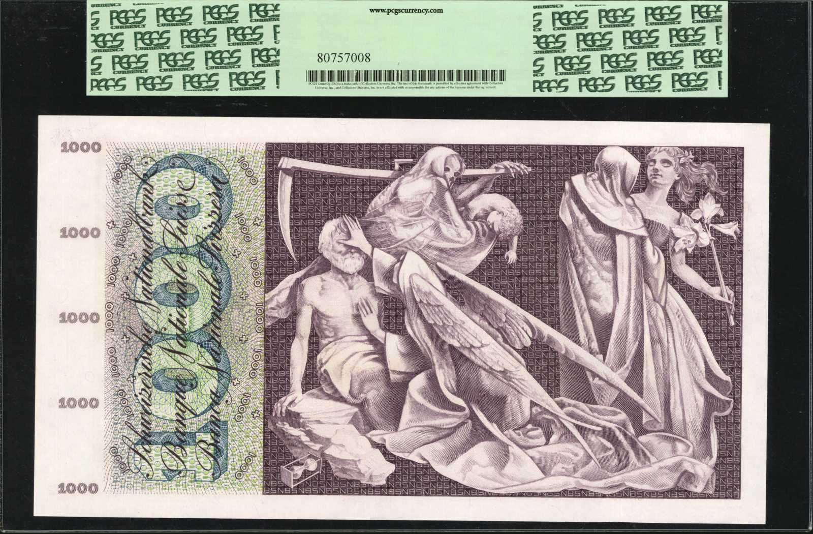 image for: Switzerland  1,000 francs (B336b)