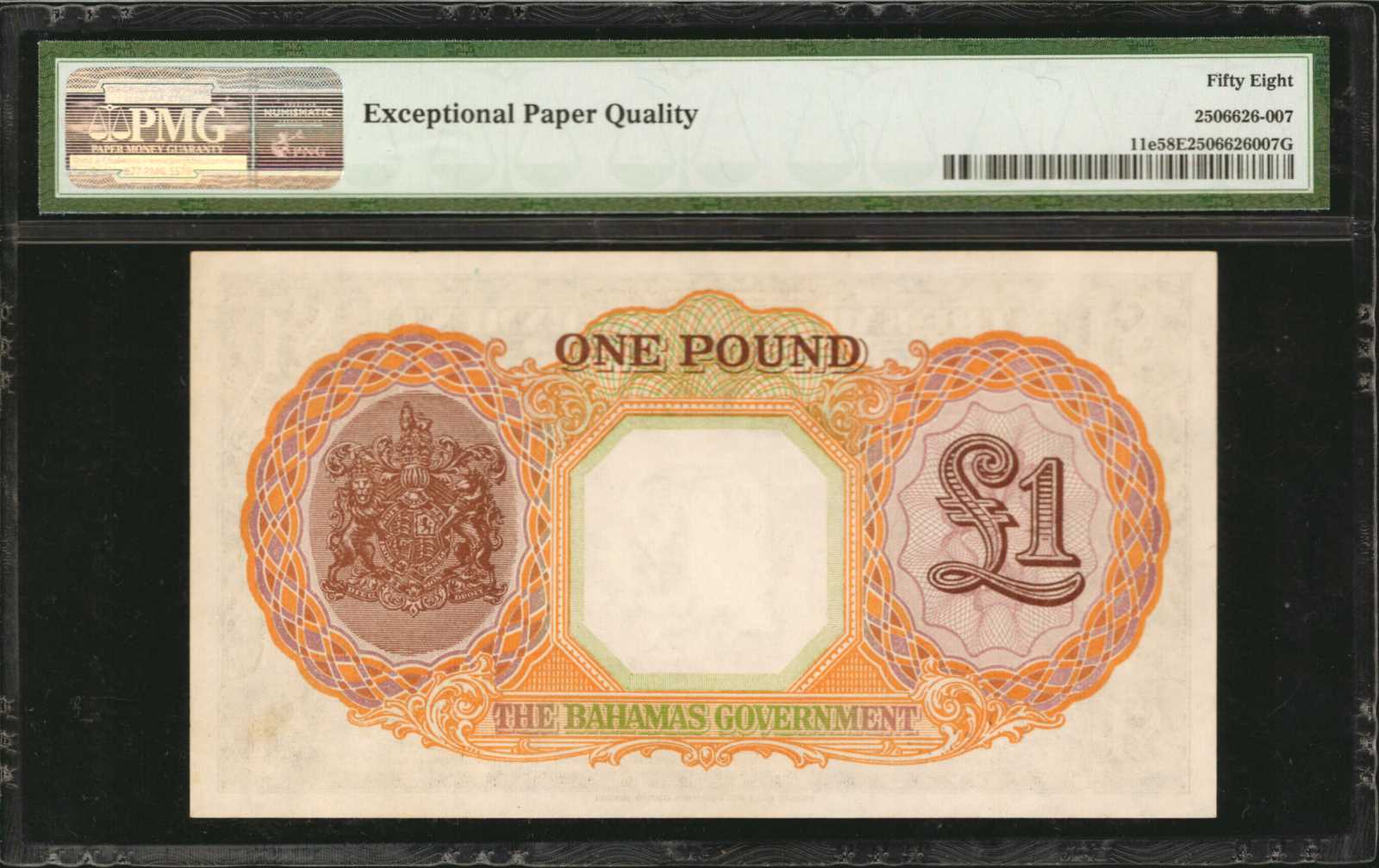 image for: Bahamas  1 pound(B110d)